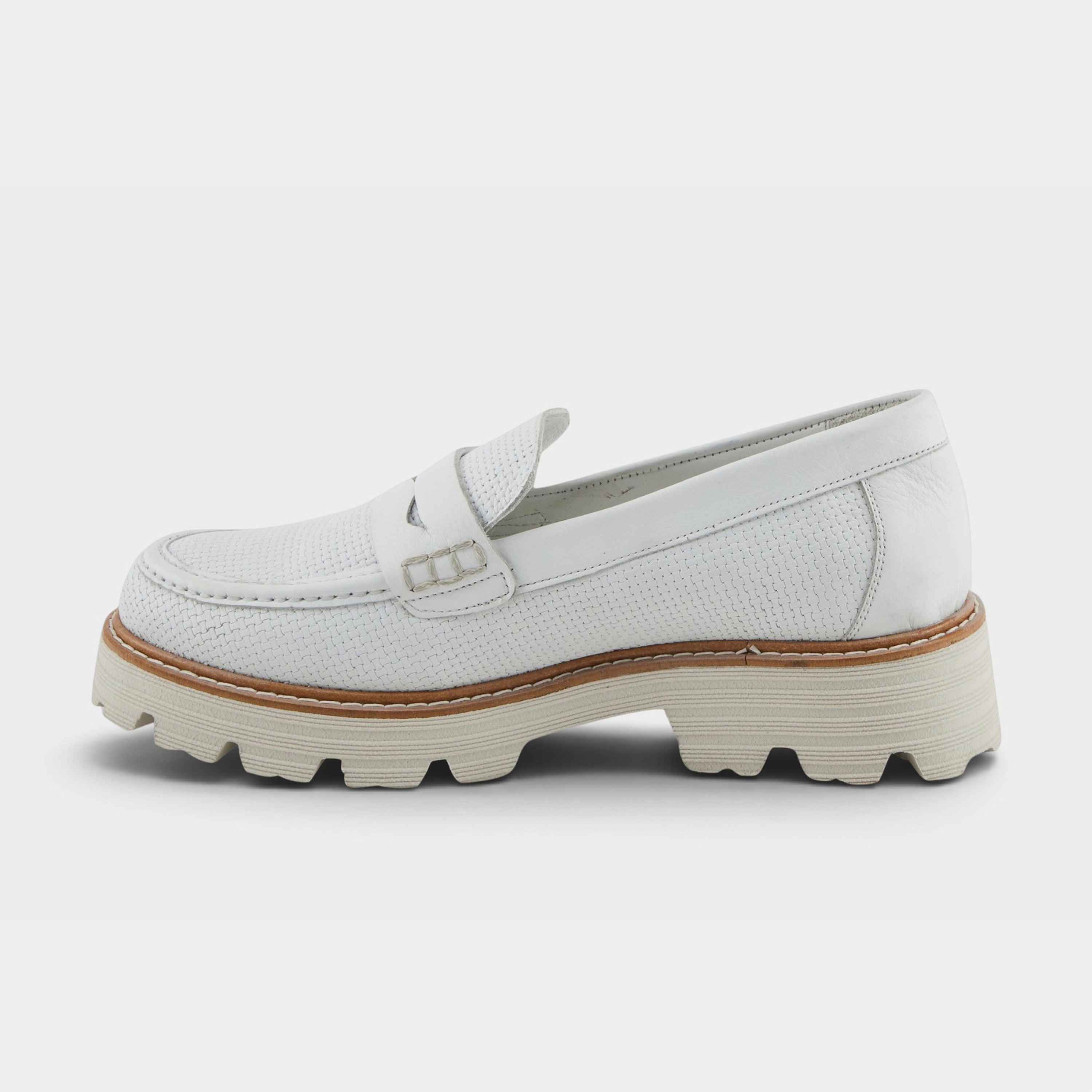 Spring Step Lexington White Loafer