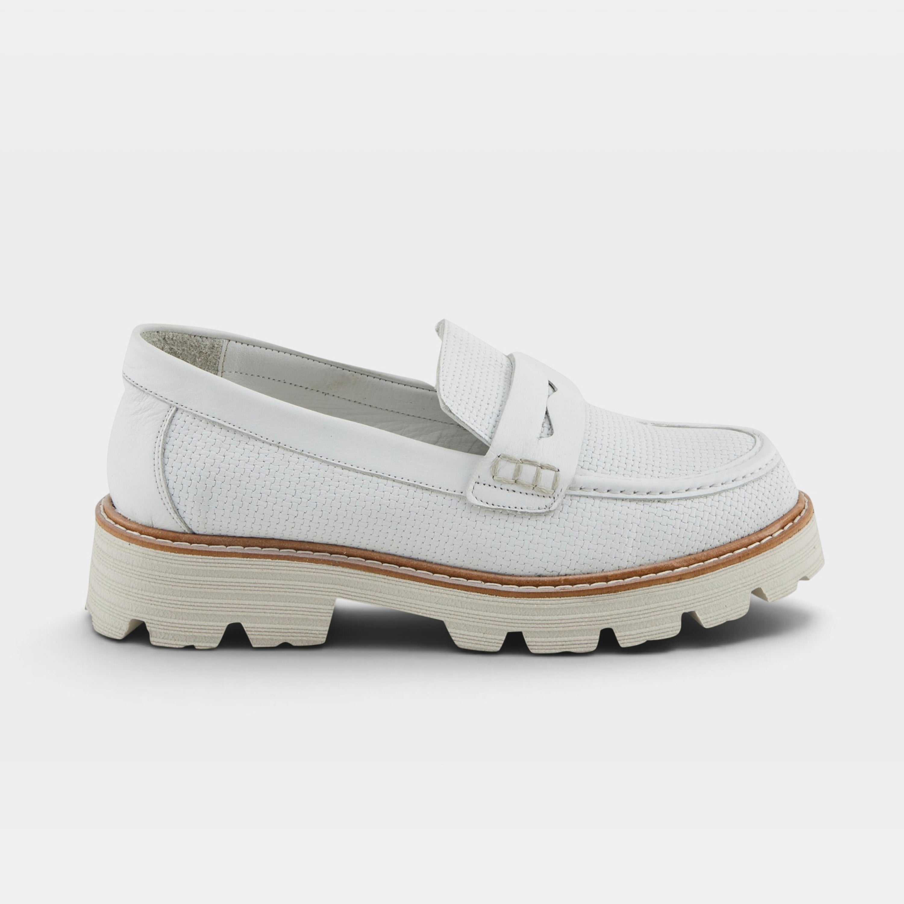 Spring Step Lexington White Loafer