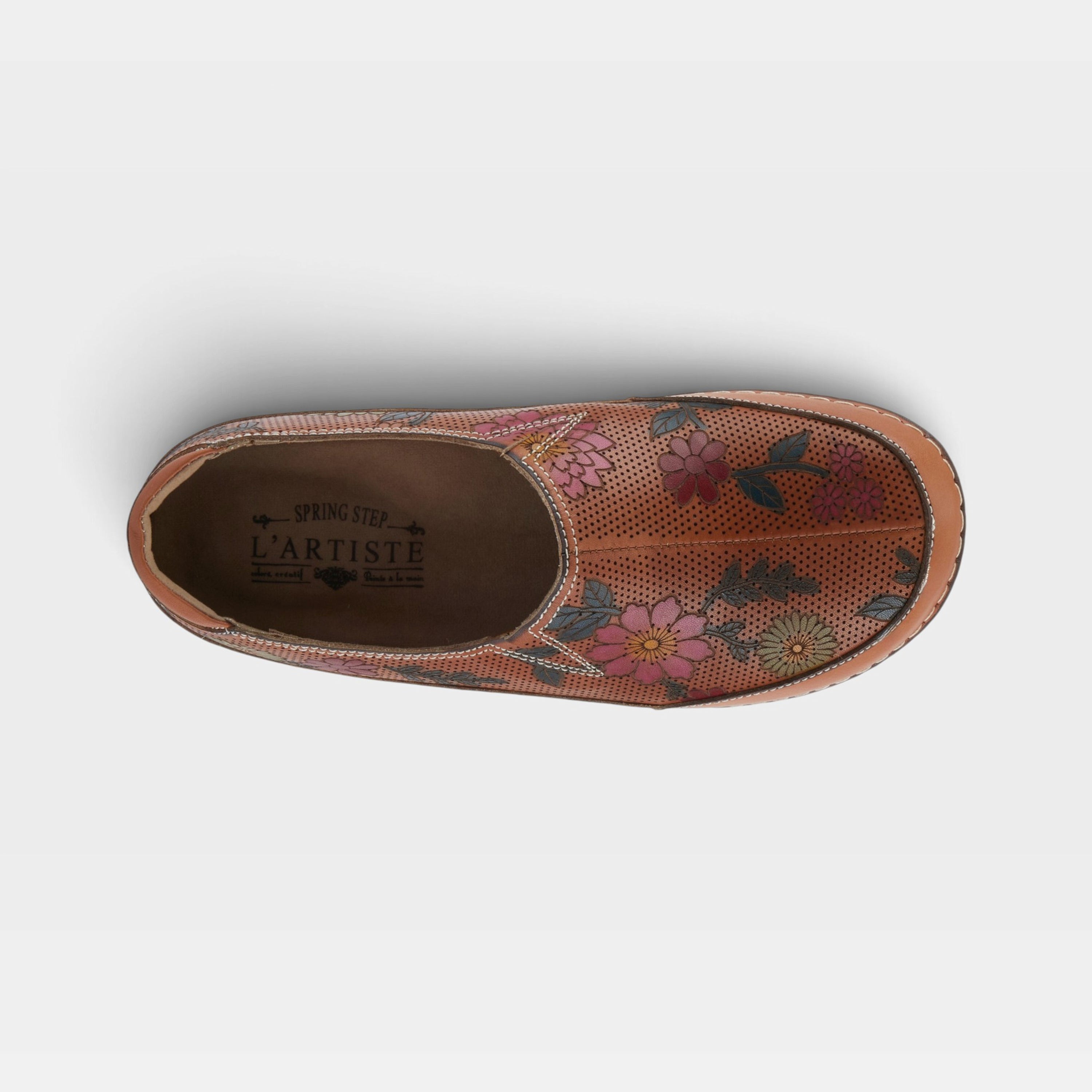 L'Artiste Libora-Delite shoes in Camel Multi, top view