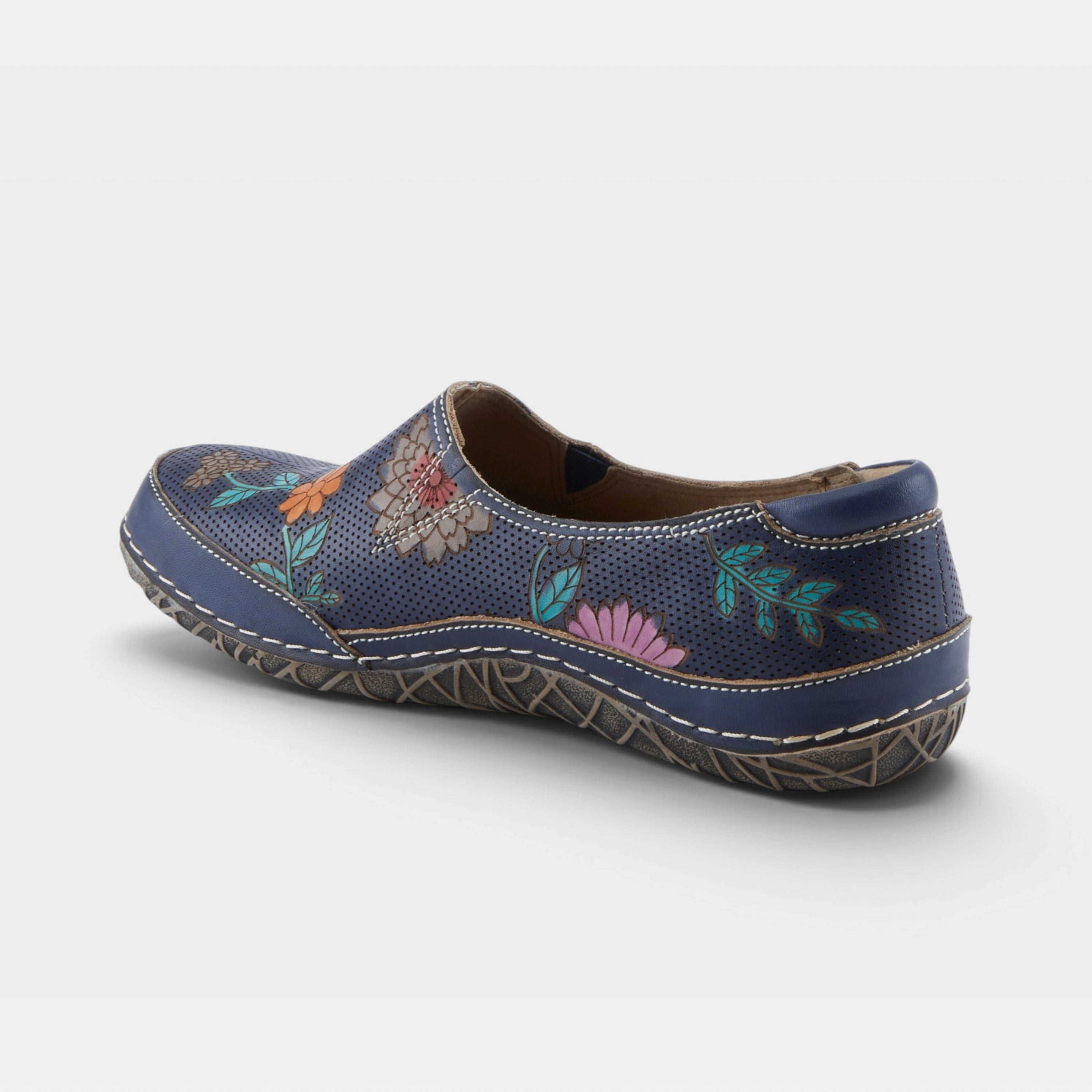 L'Artiste Libora-Delite shoes in Navy Multi, alternate angle view