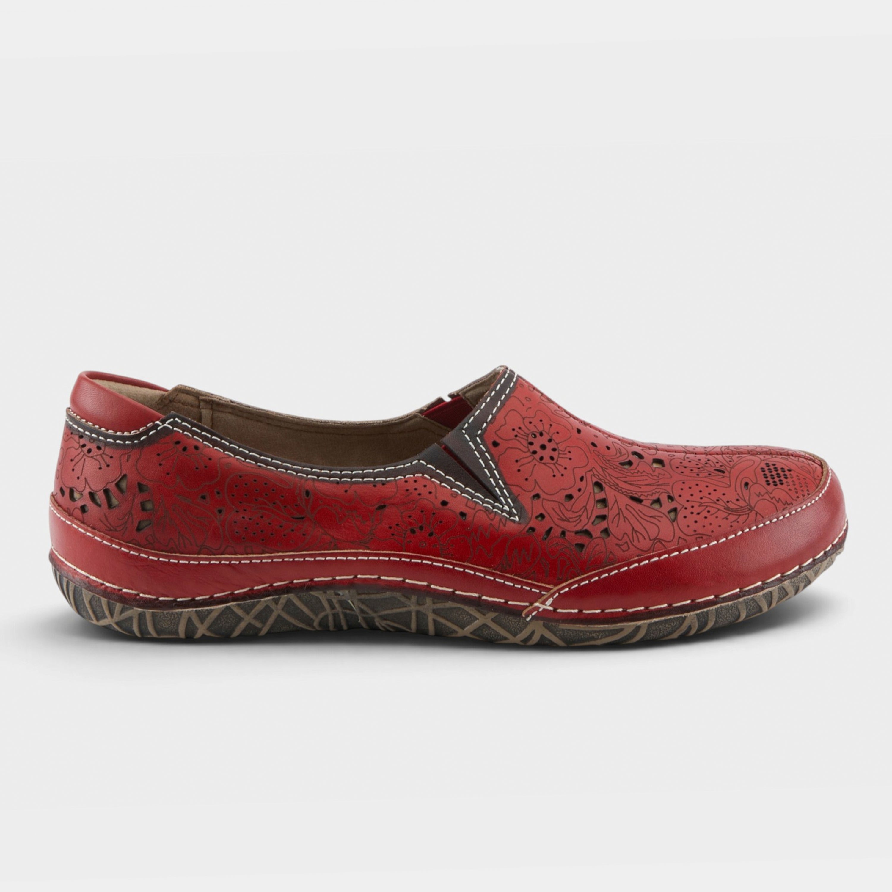 L'Artiste Libora slip-on shoes in Red, hero view