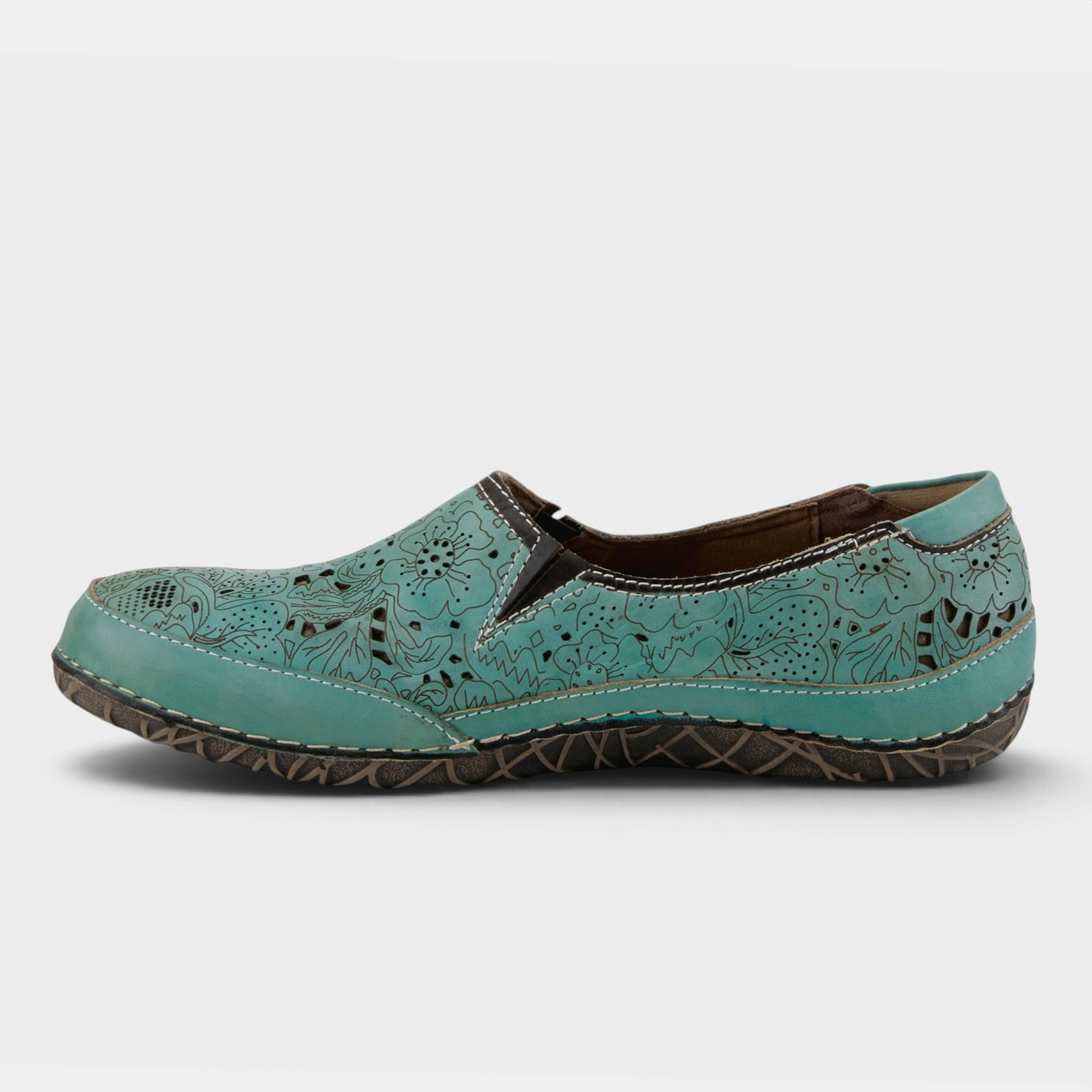 L'Artiste Libora slip-on shoes in Sky, side view
