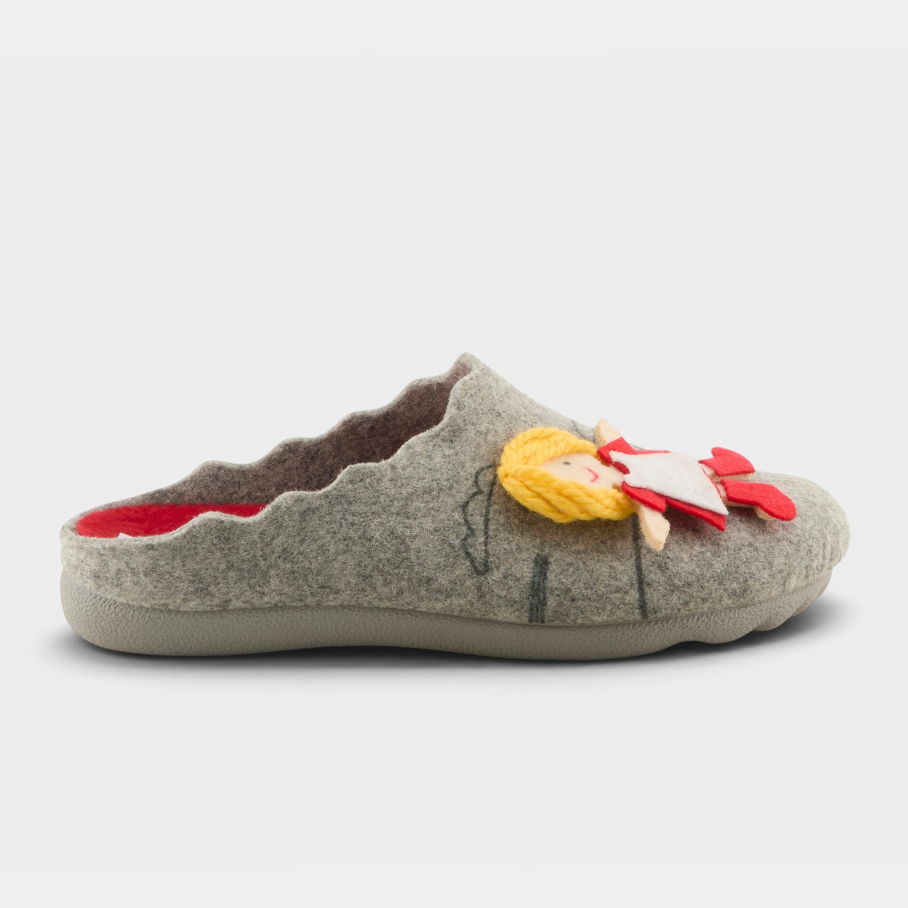 Flexus Lillamb Grey Slipper