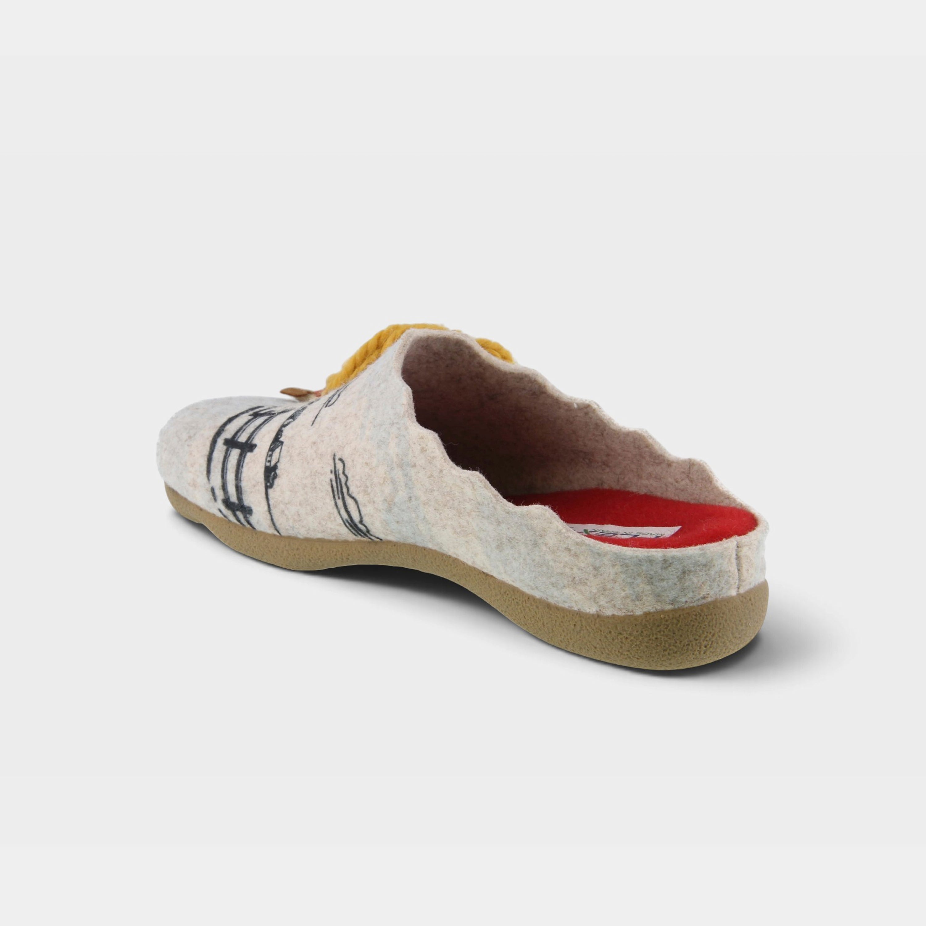 Flexus Lillamb Light Beige Slipper