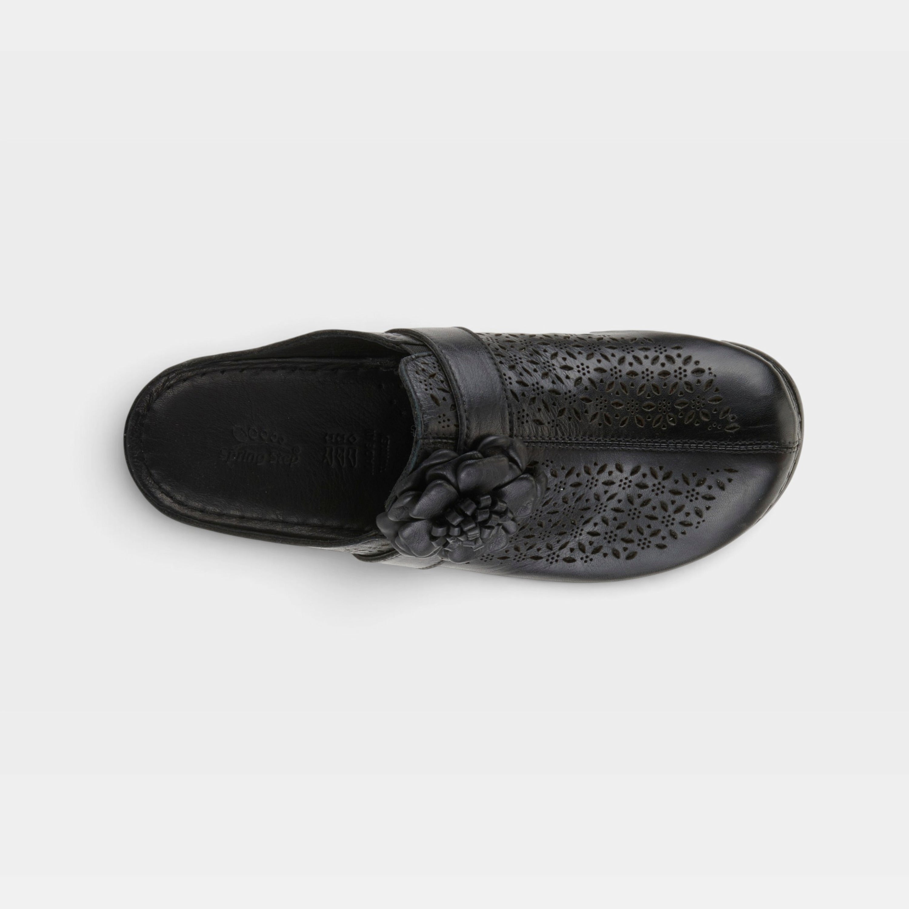 Spring Step Lilybean Black Clog