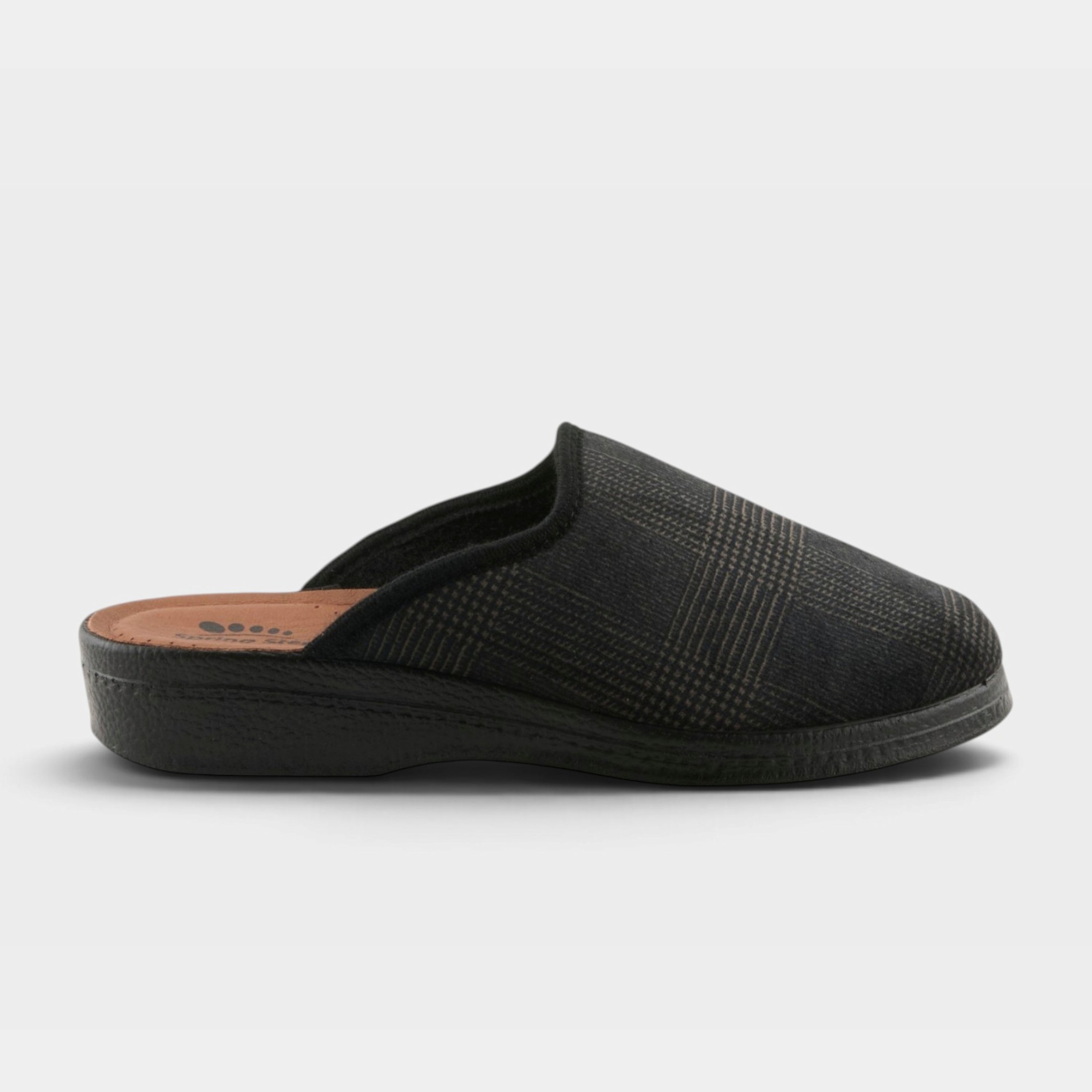 Spring Step Men Linizio Brown Nubuck Slipper
