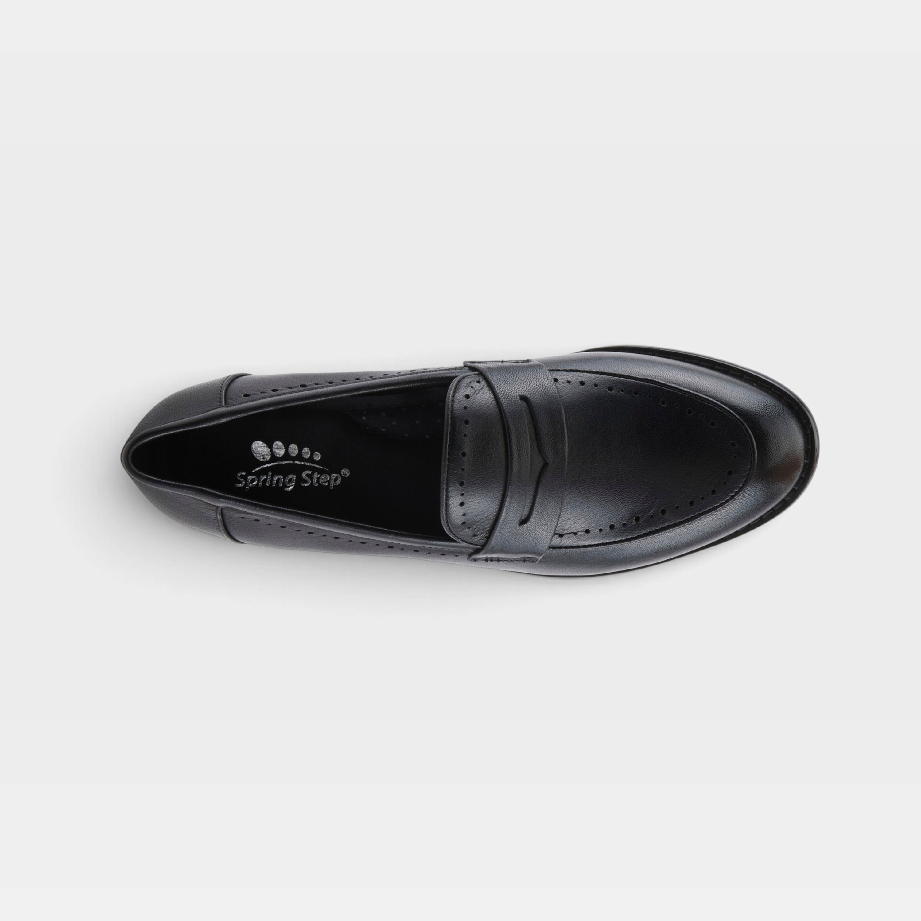 Spring Step Loafette Black Shoe