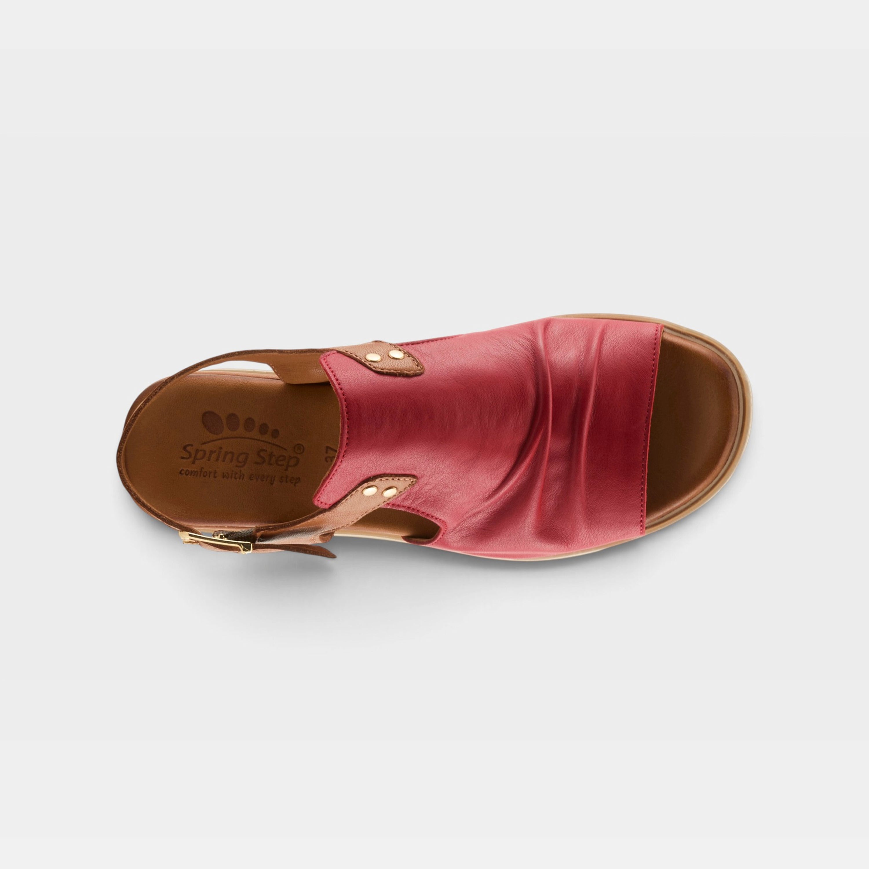 Spring Step Locals Red Multi Sandal