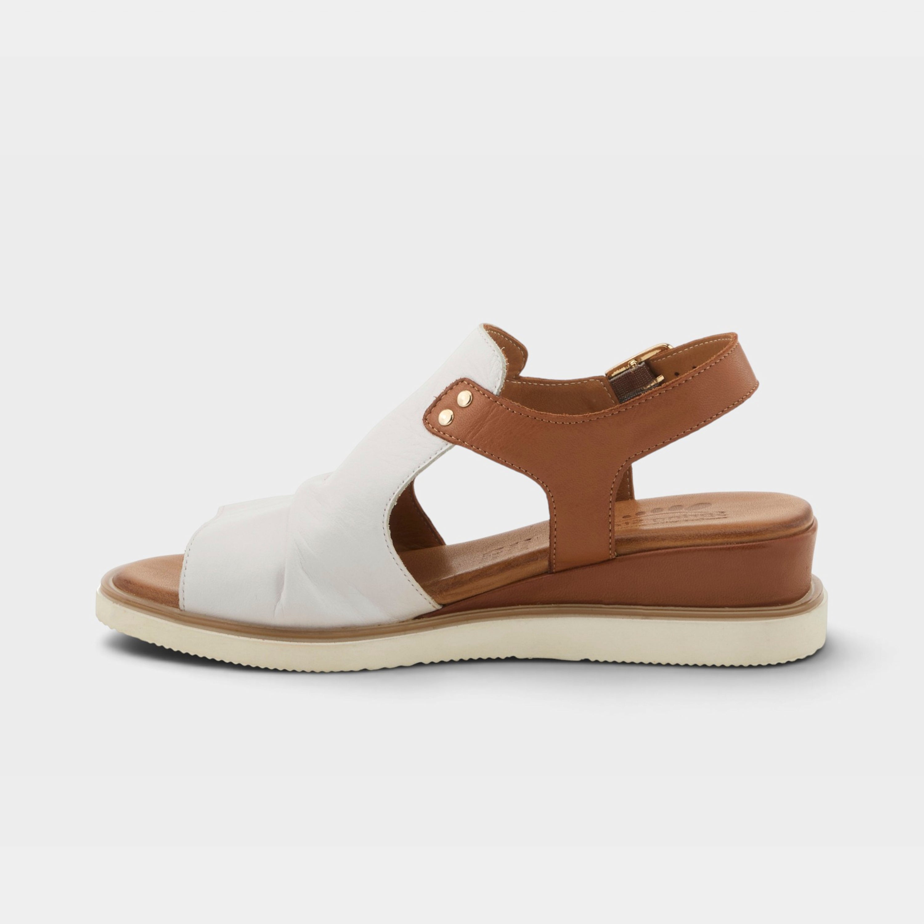 Spring Step Locals White Multi Sandal