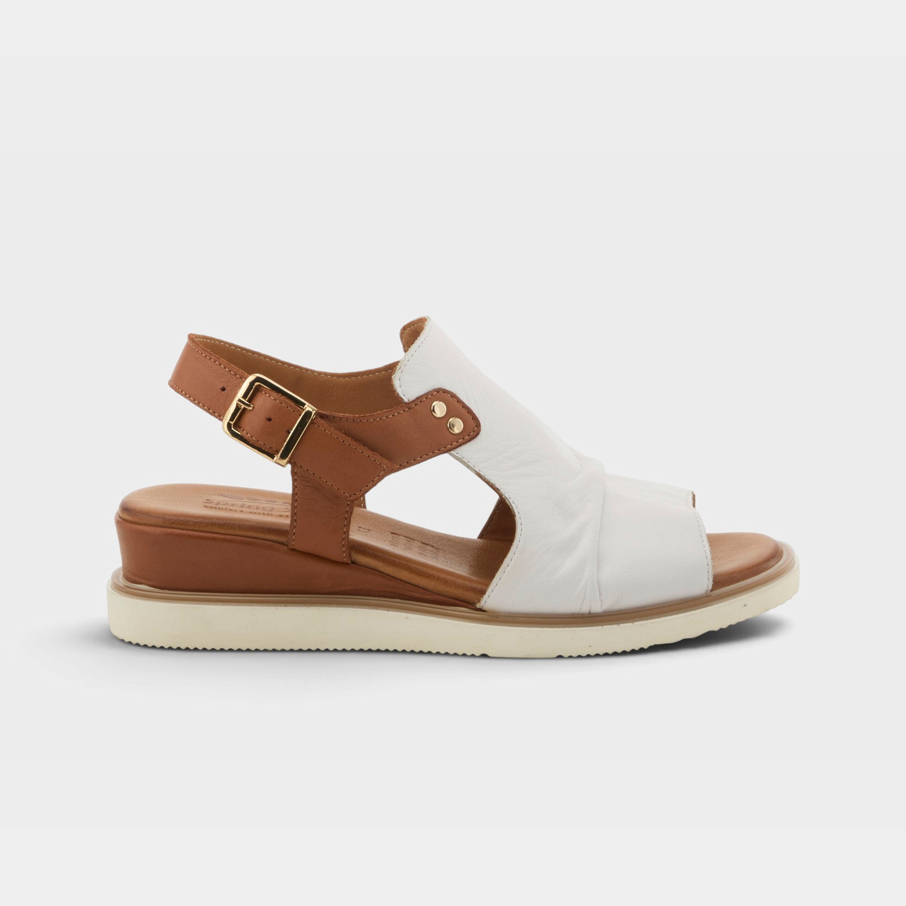 Spring Step Locals White Multi Sandal