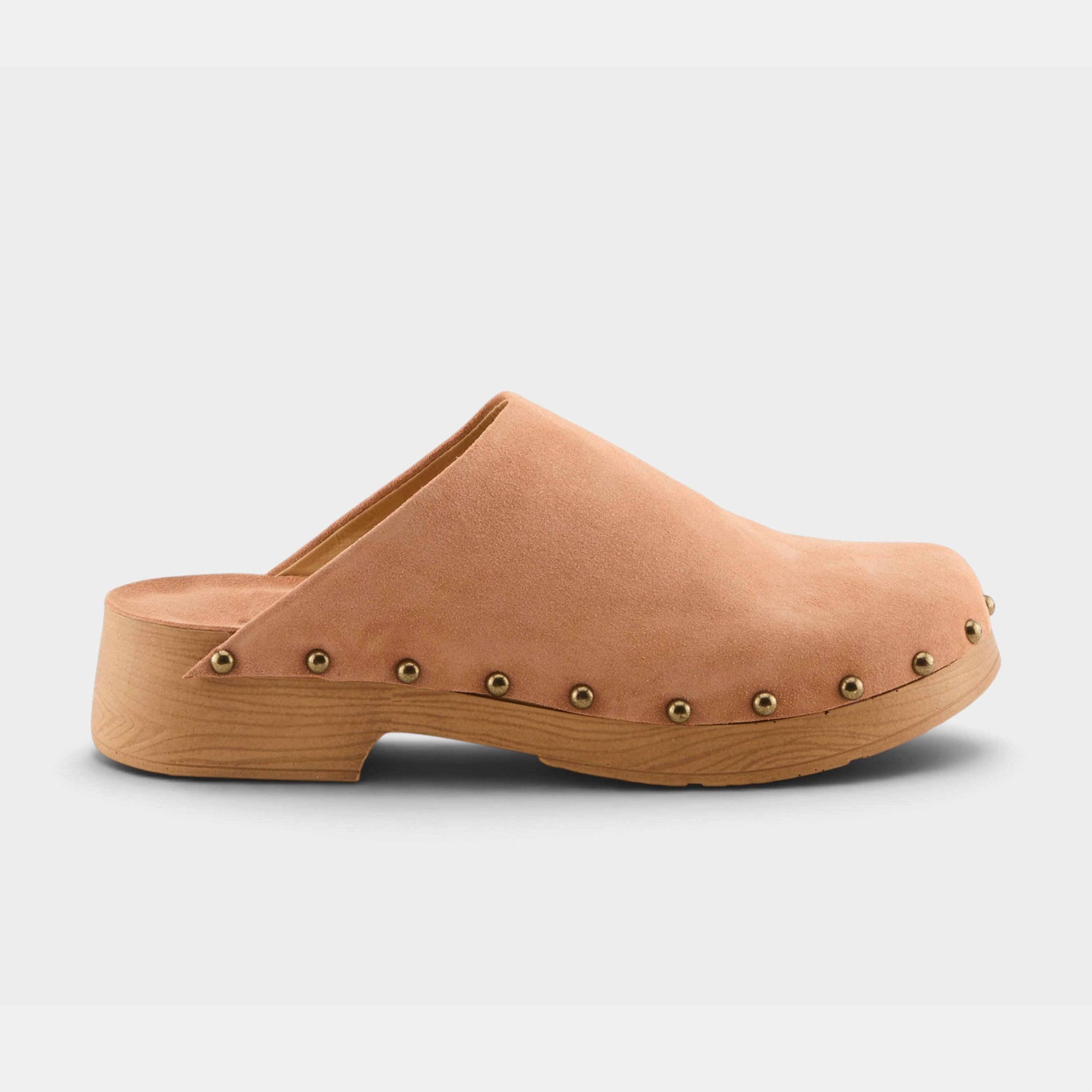 Spring Step Lolarue Peach Suede Clog
