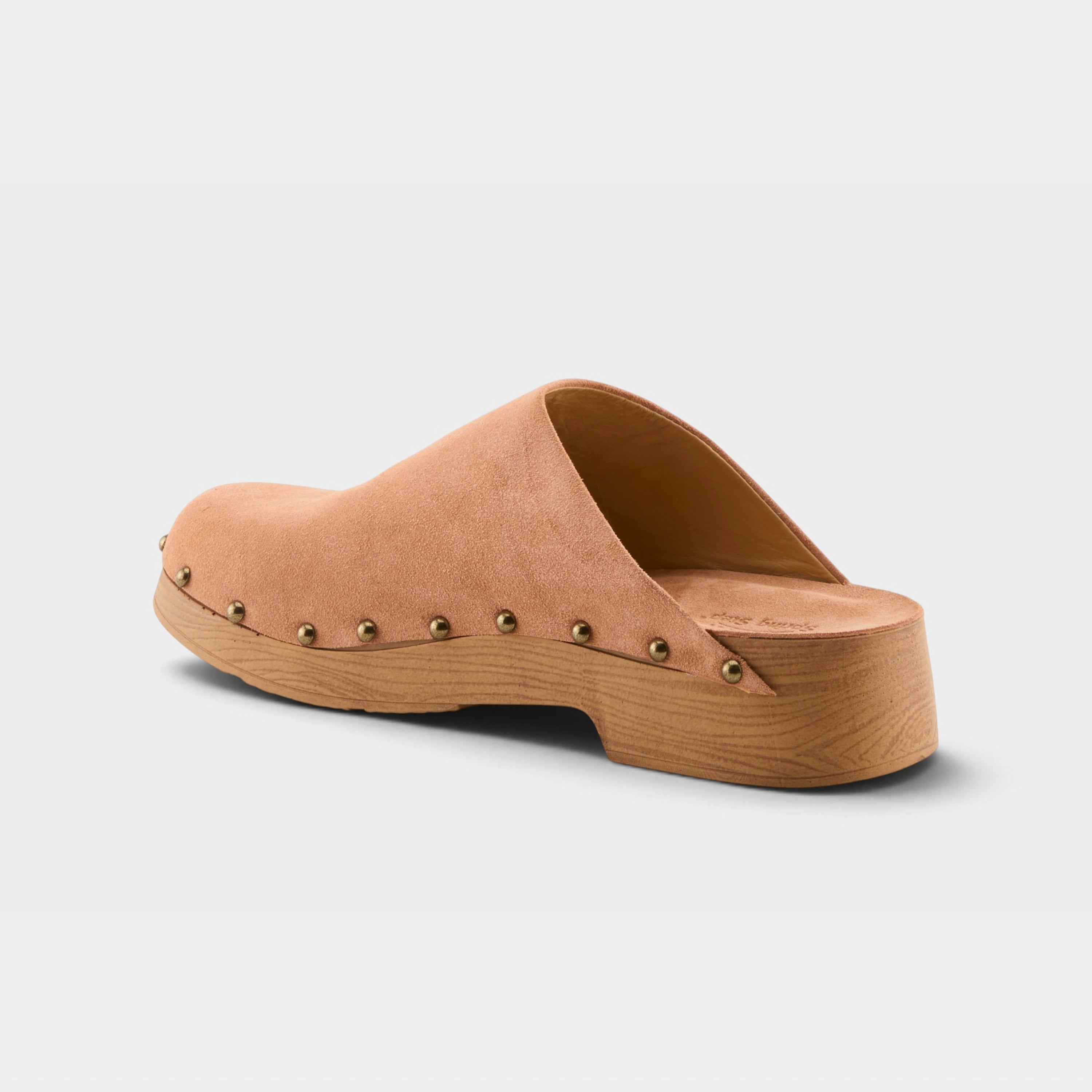 Spring Step Lolarue Peach Suede Clog