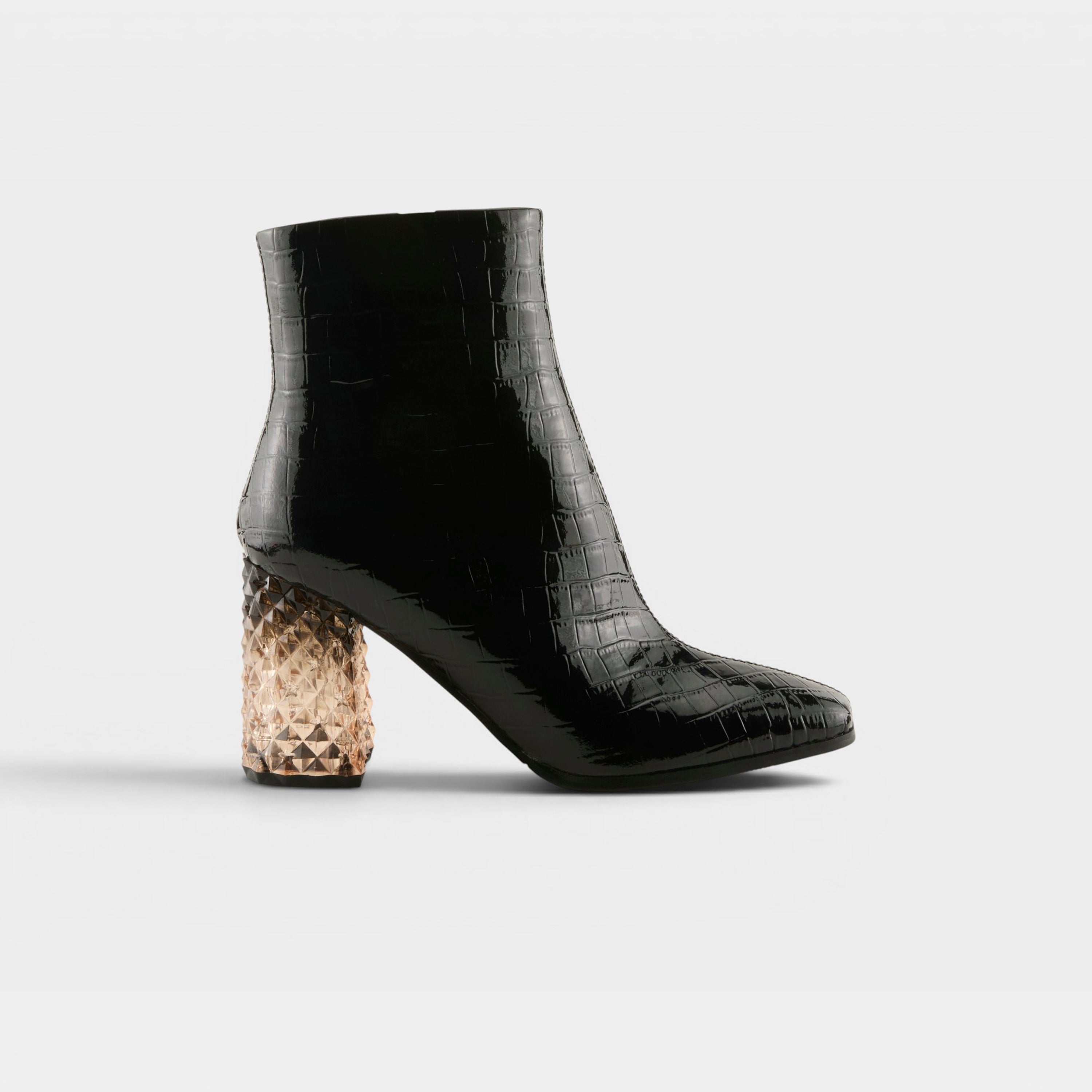 Azura Longoria Black Patent Boot