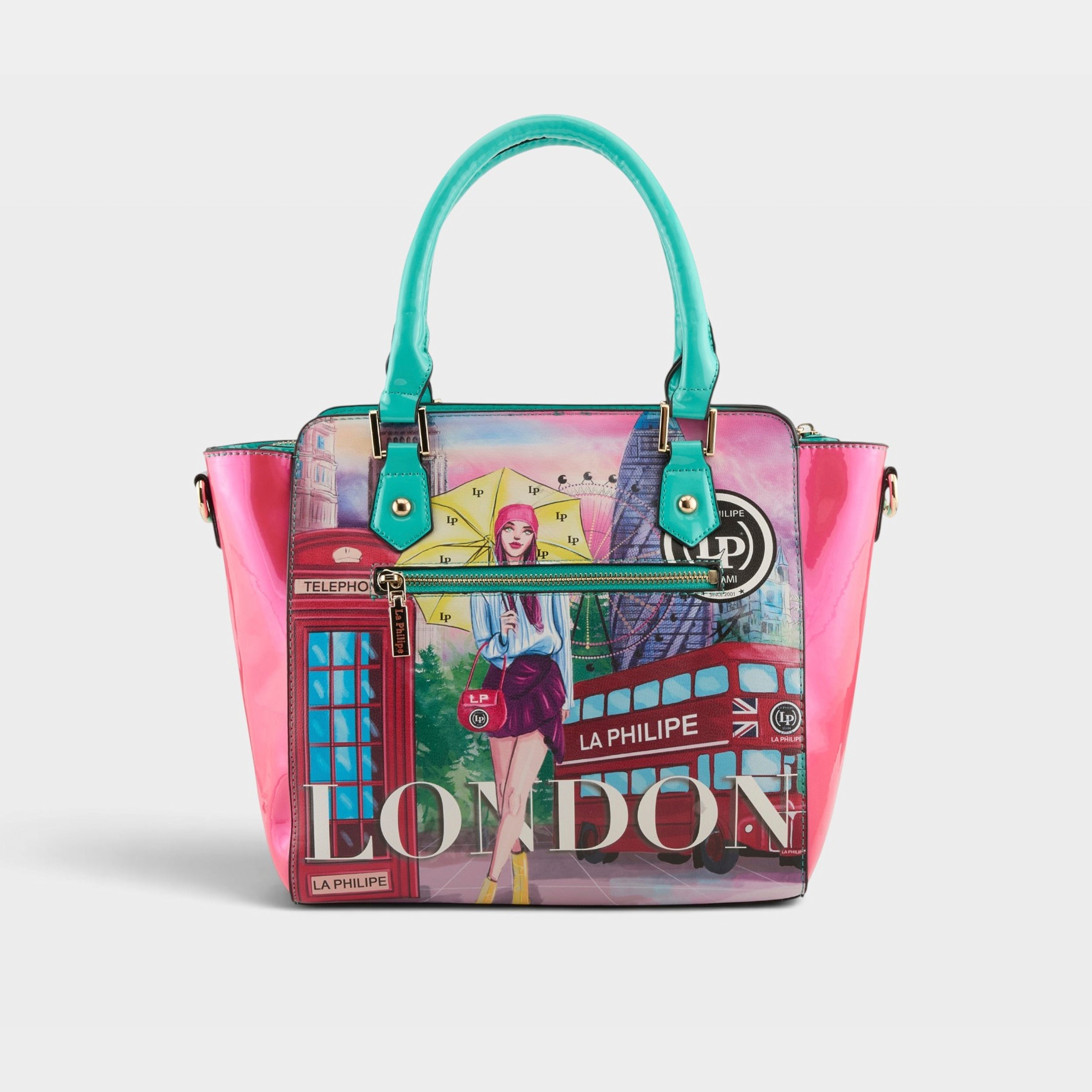 La Philipe – UMBRELLA IN LONDON – Green – Handbag