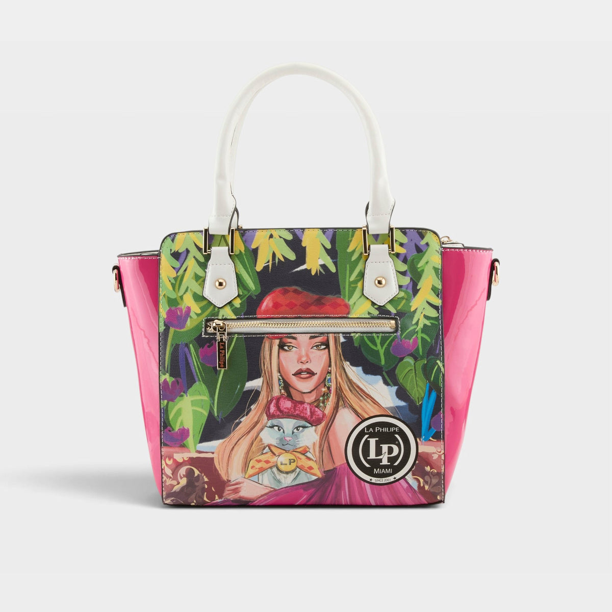 La Philipe – BLOOMING GARDEN – White – Handbag