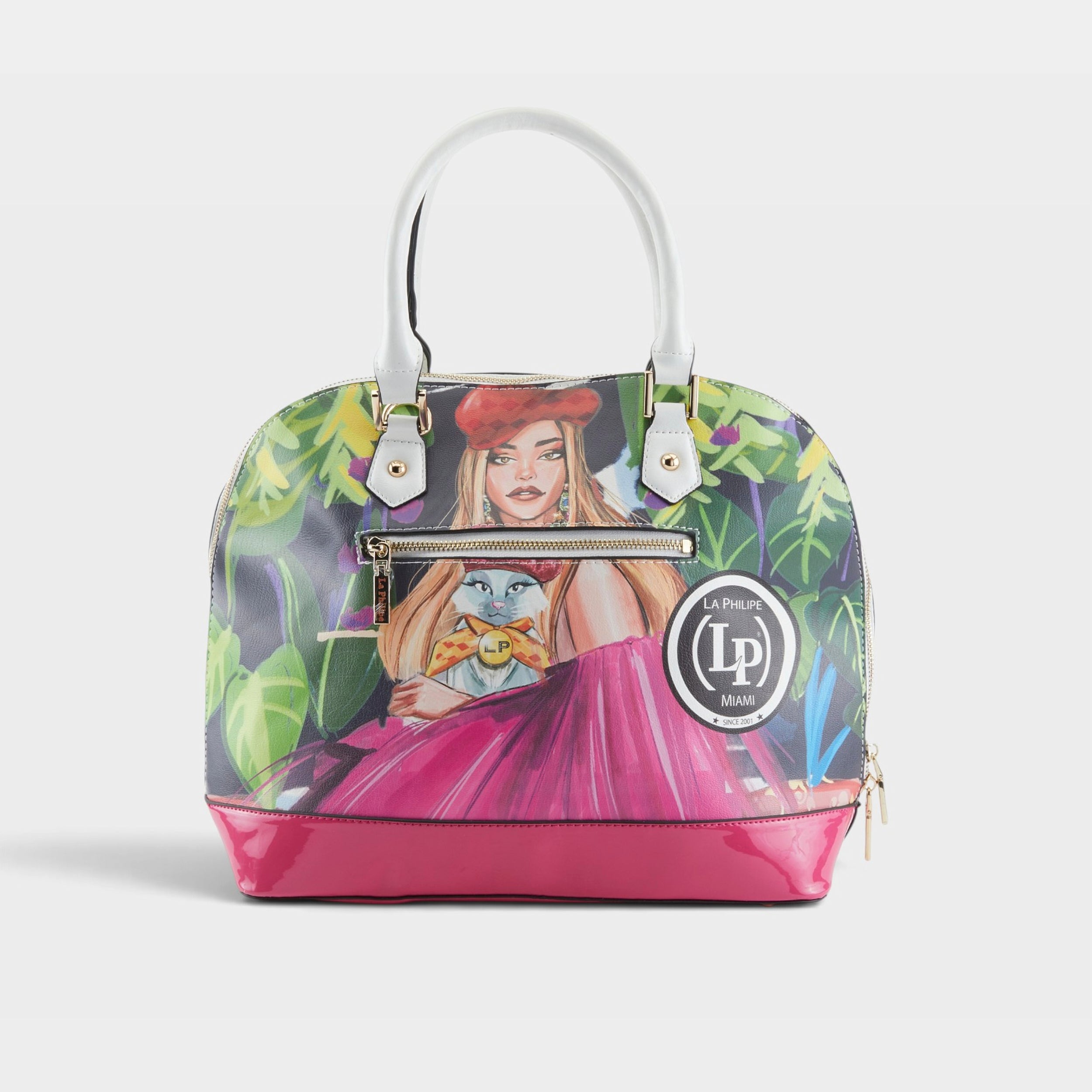 La Philipe – BLOOMING GARDEN – White – Handbag