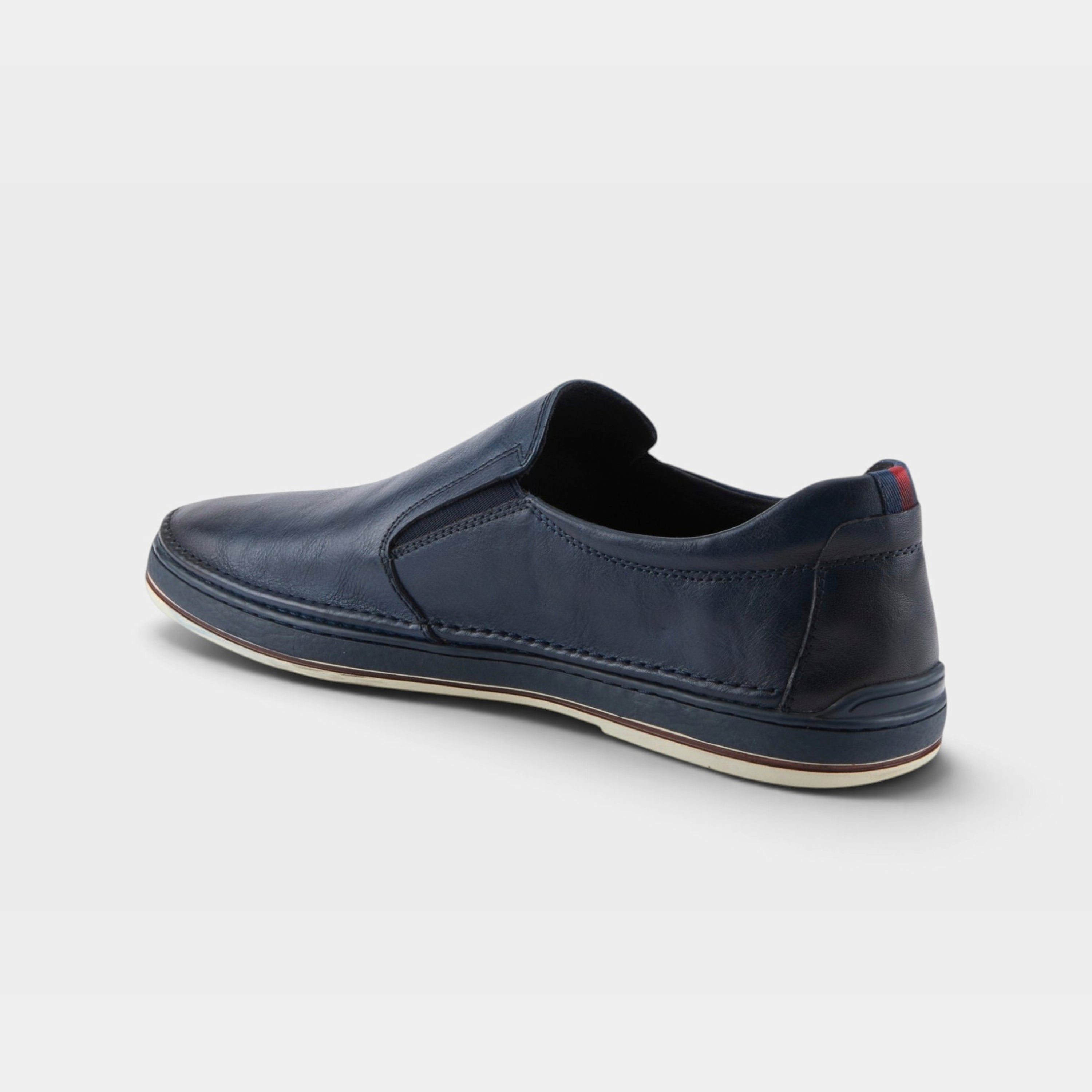 Spring Step Men Lugano Navy Slip-On Shoe