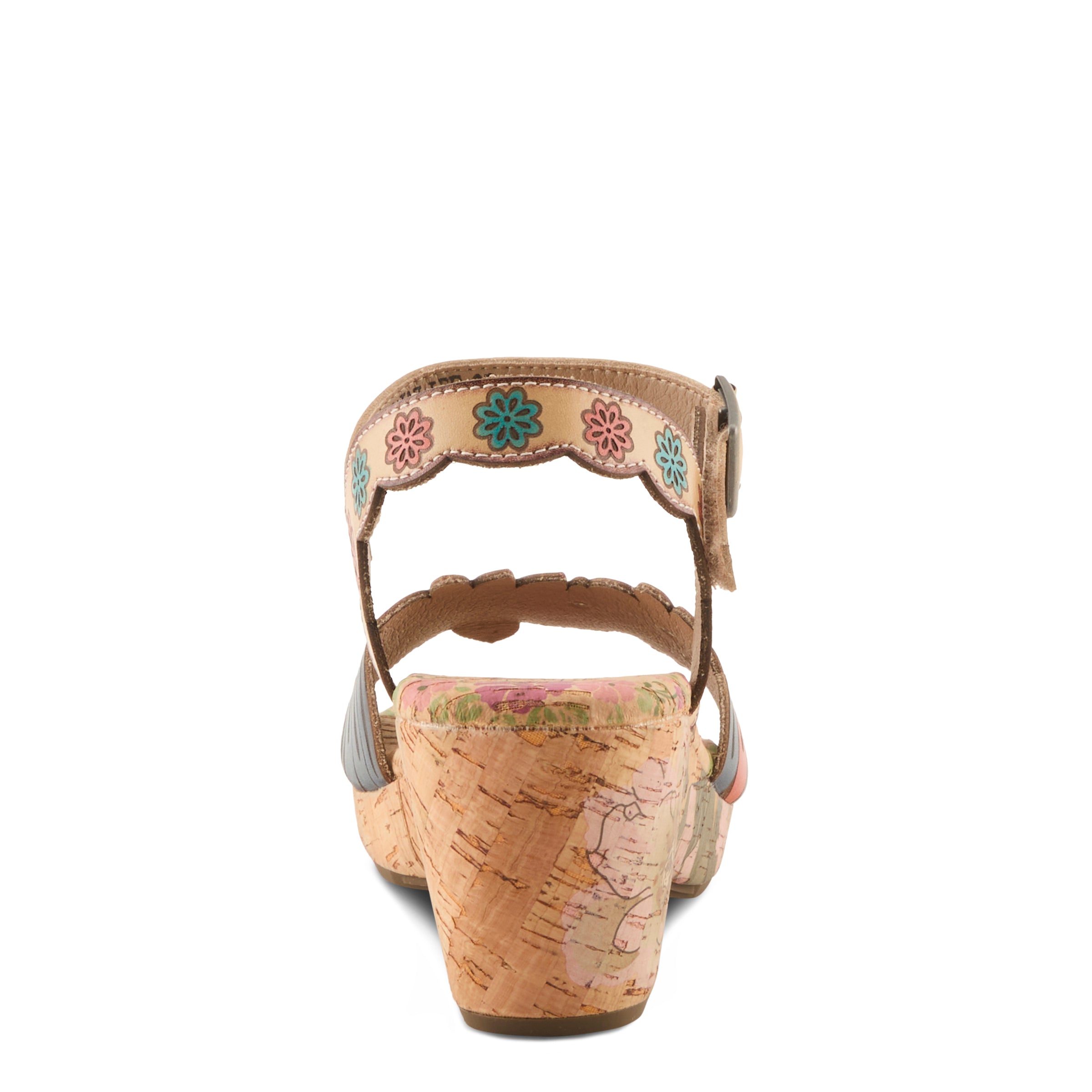 L'Artiste L'ARTISTE LUVINLIFE SANDALS sandal in tan multi with handcrafted leather design