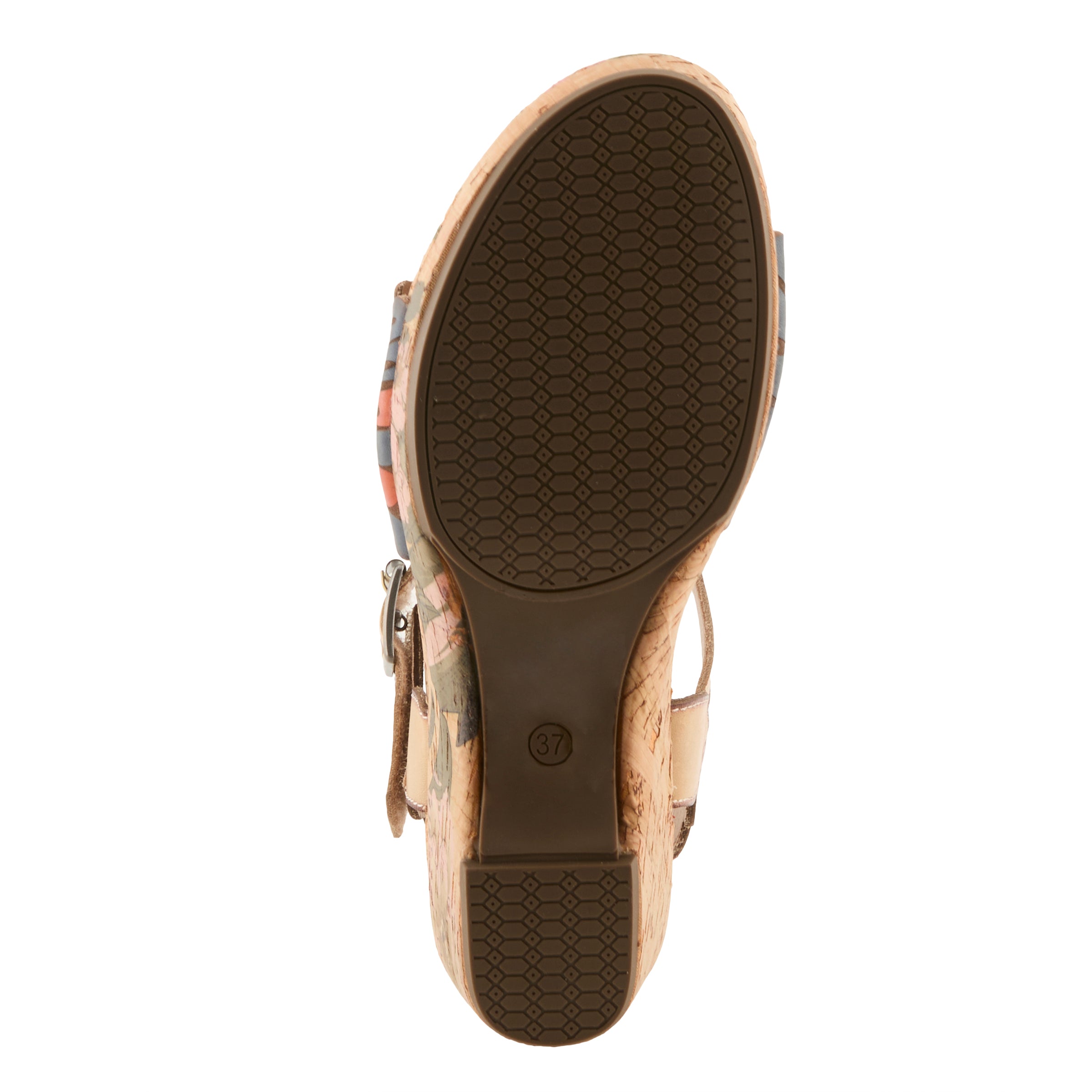 L'Artiste L'ARTISTE LUVINLIFE SANDALS sandal in tan multi with handcrafted leather design