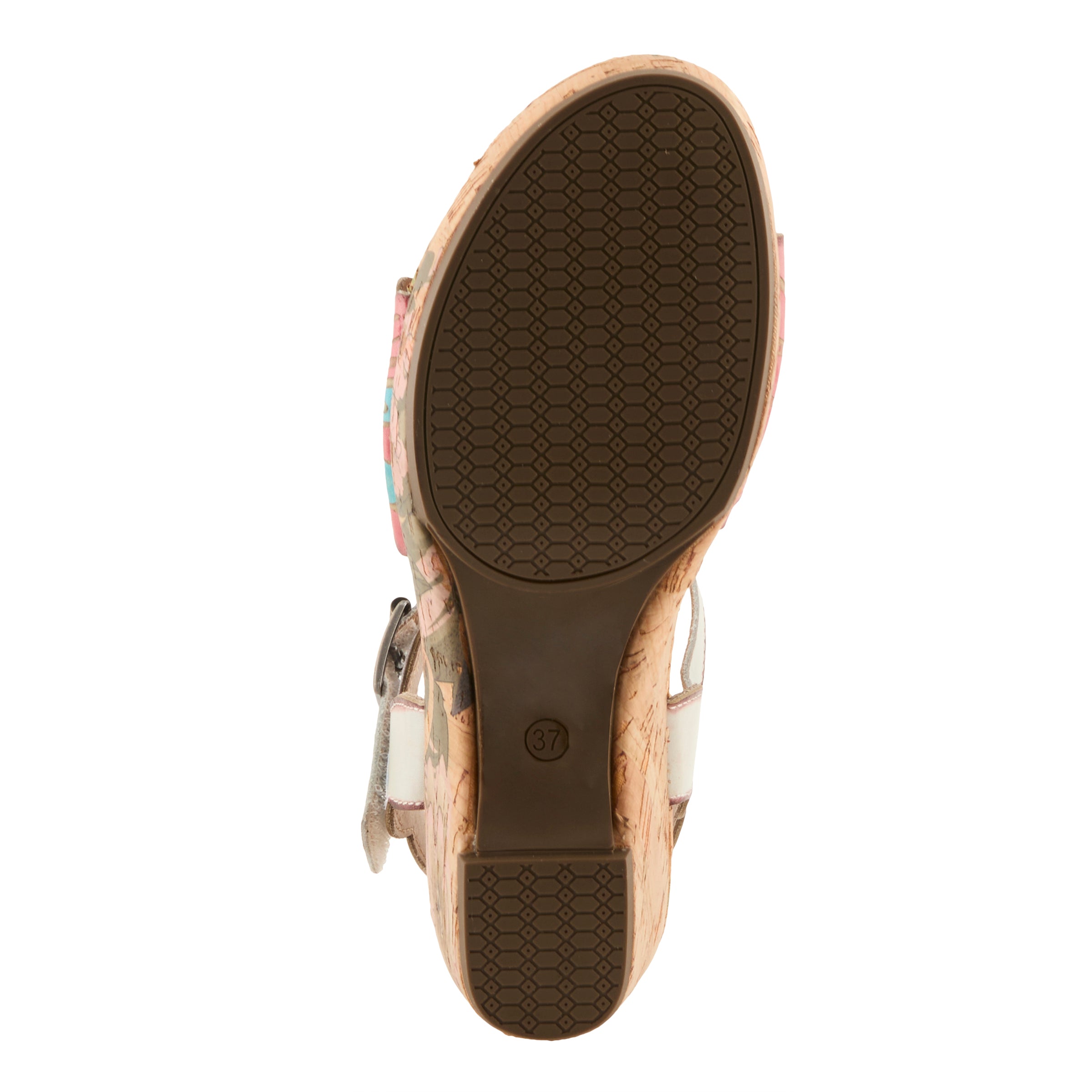 L'Artiste L'ARTISTE LUVINLIFE SANDALS sandal in white multi with handcrafted leather design