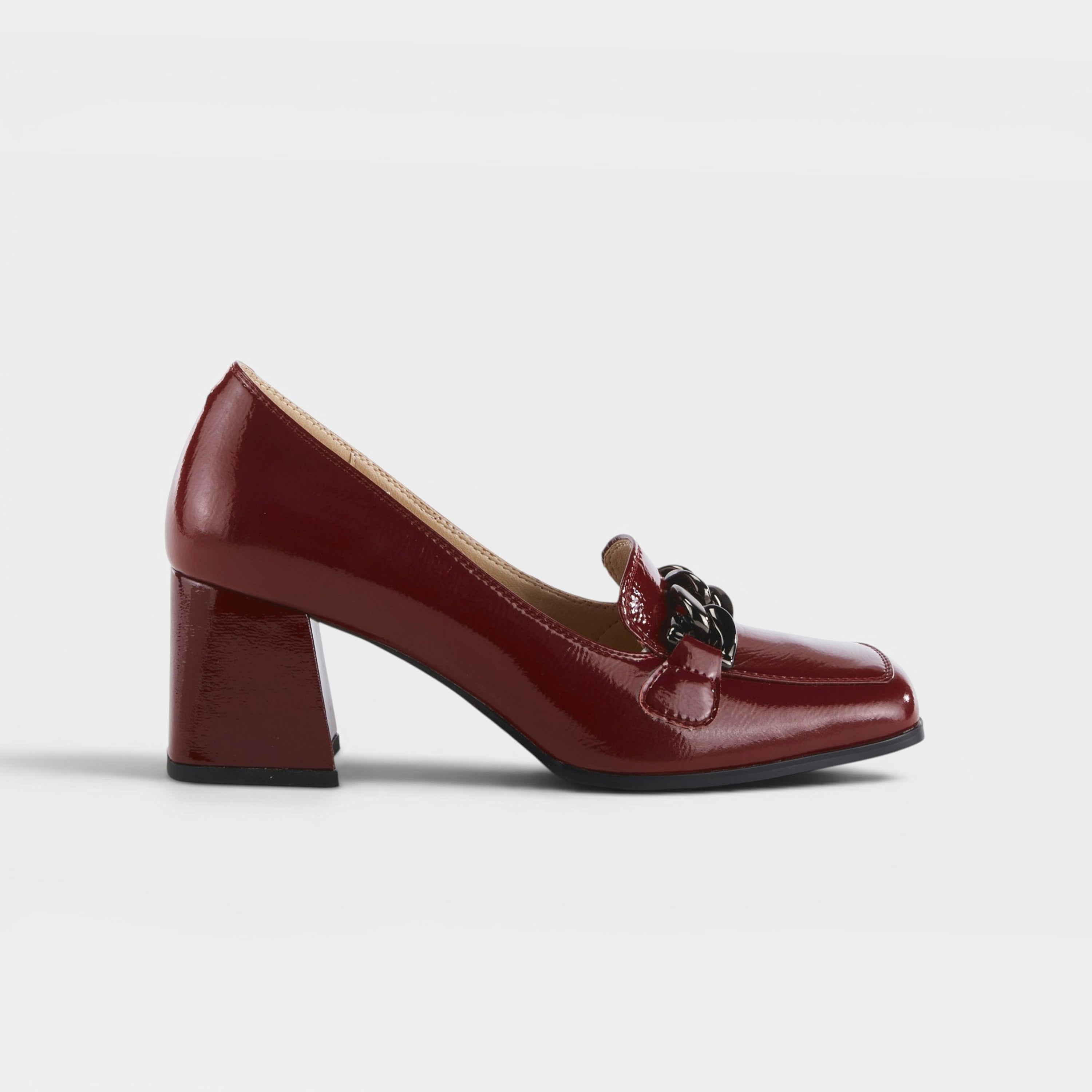 Azura Luzish Burgundy Patent Shoe