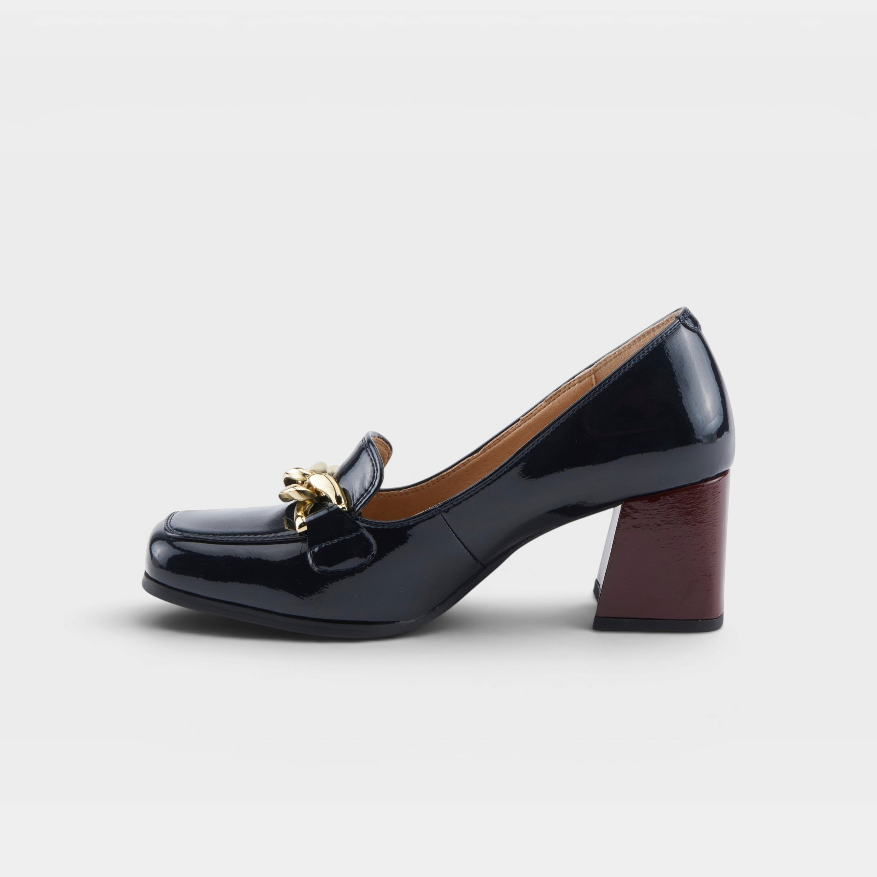 Azura Luzish Dark Navy Patent Shoe