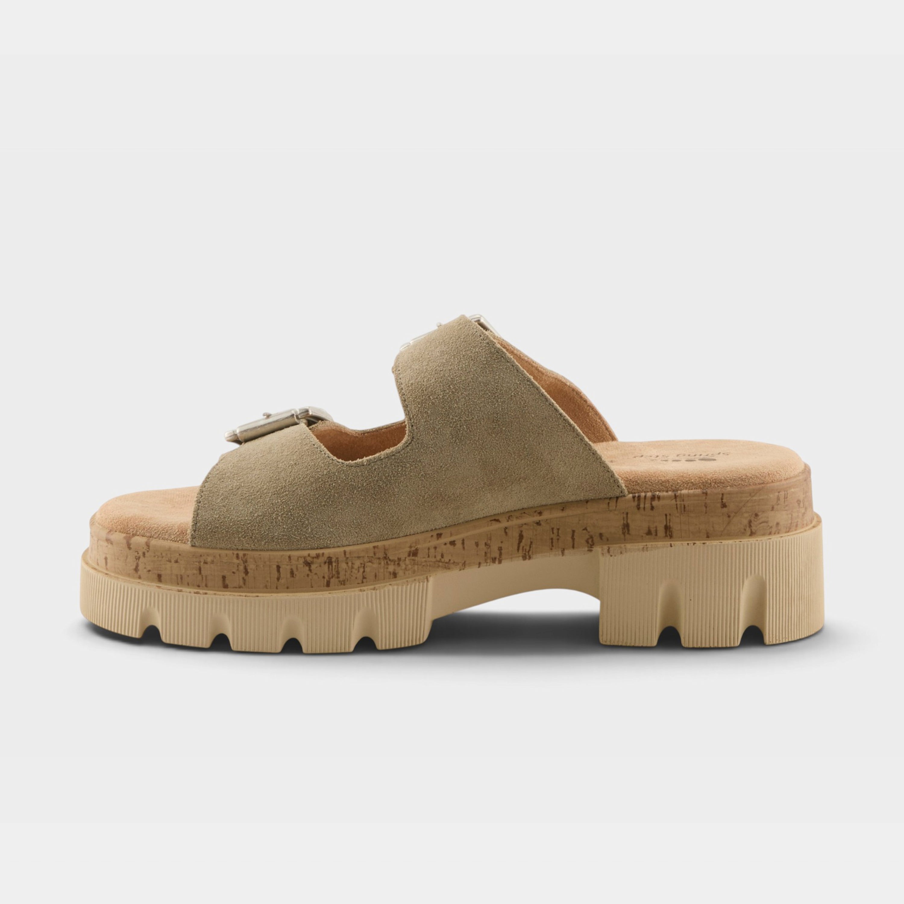 Spring Step Marbello Sage Green Suede Sandal