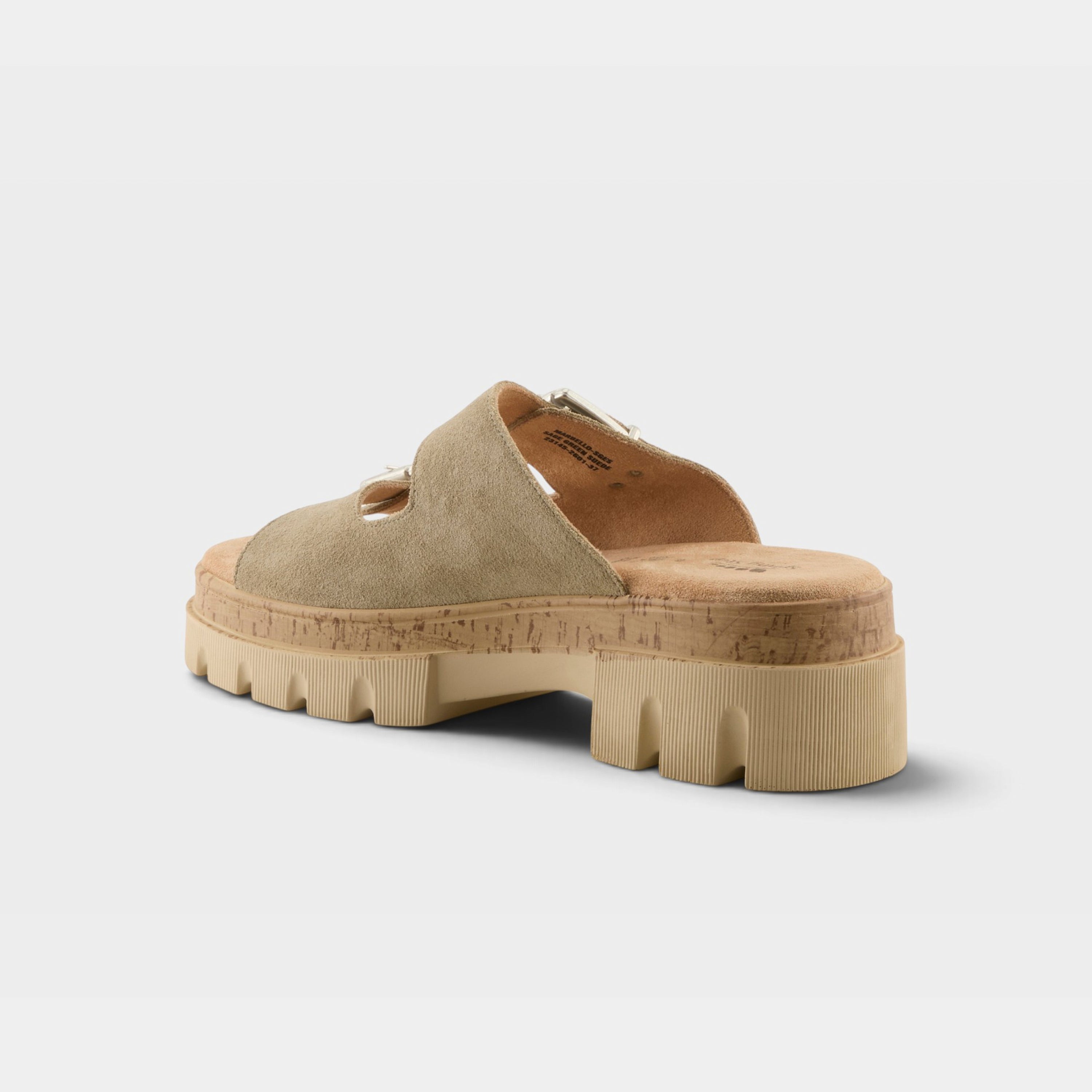 Spring Step Marbello Sage Green Suede Sandal
