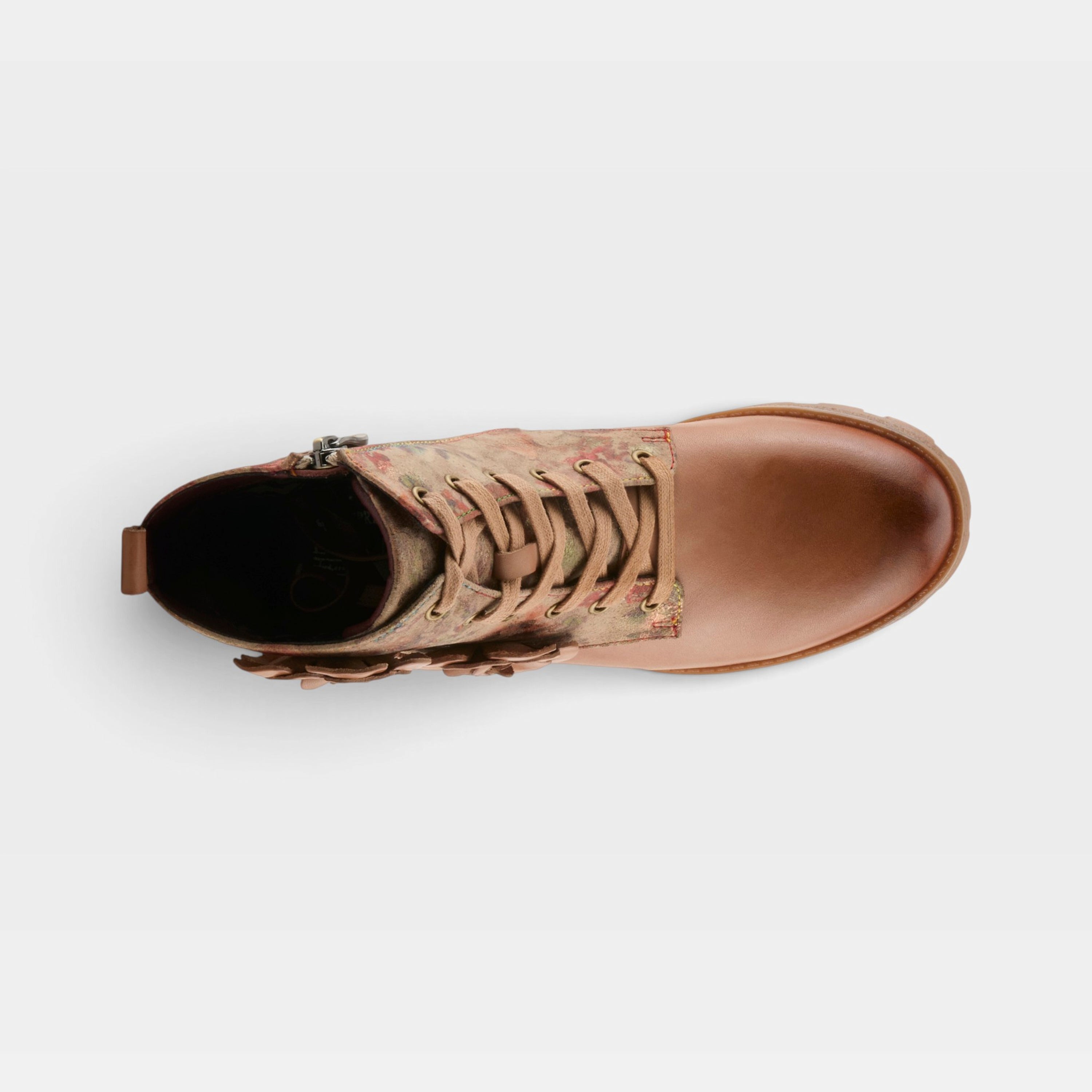 L'Artiste Martinela boots in Beige Multi, top view