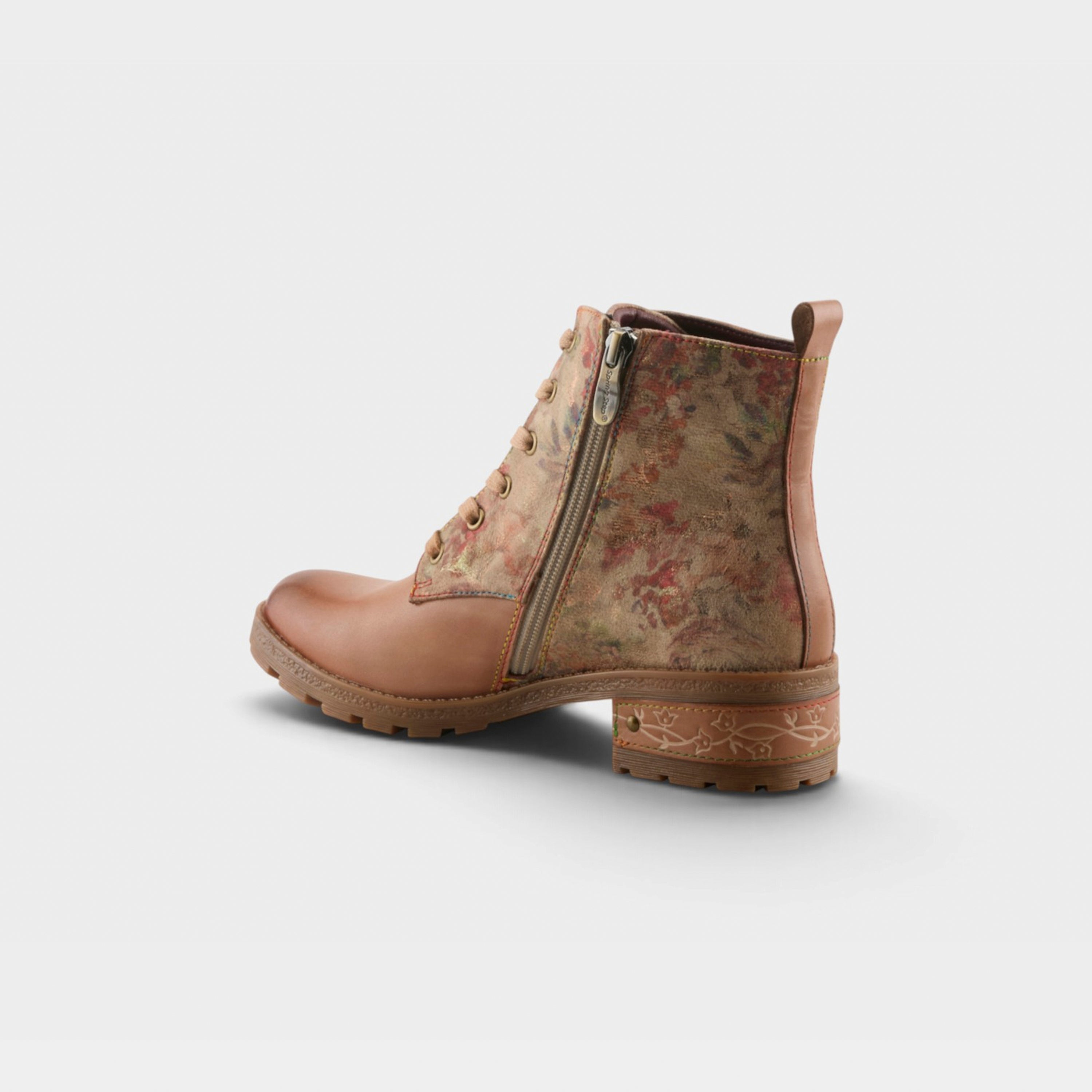 L'Artiste Martinela boots in Beige Multi, alternate angle view