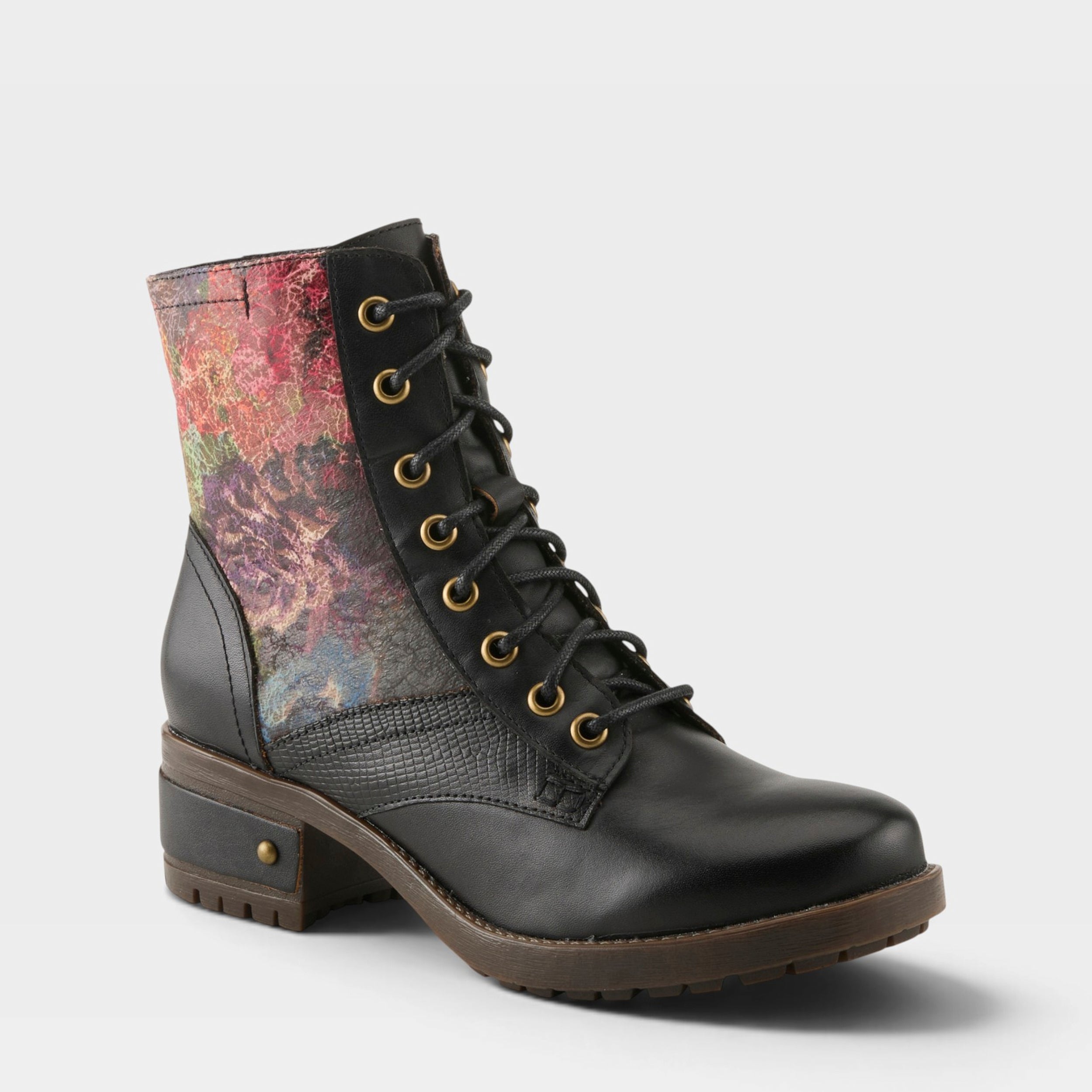 New Arrival Floral Leather Boots for Women
