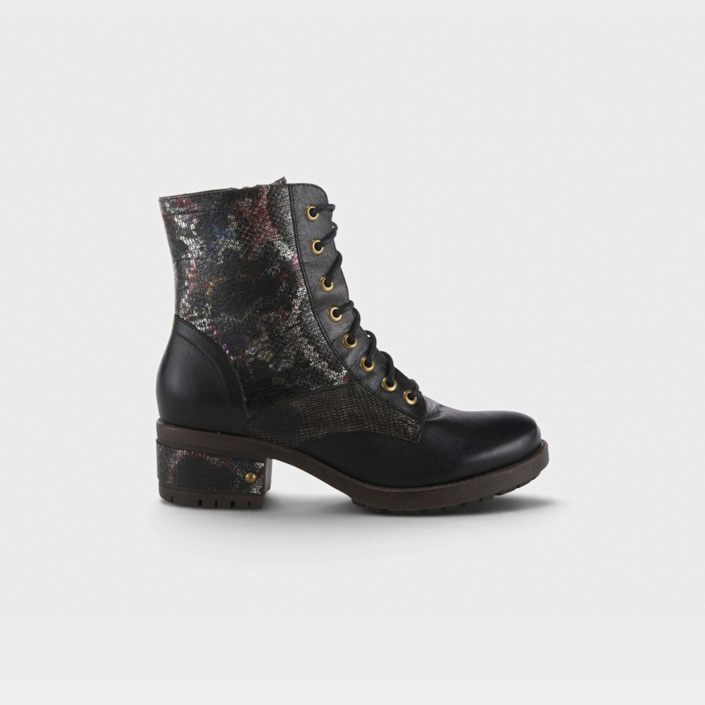 L'Artiste Marty-Met boots in Black Multi, hero view