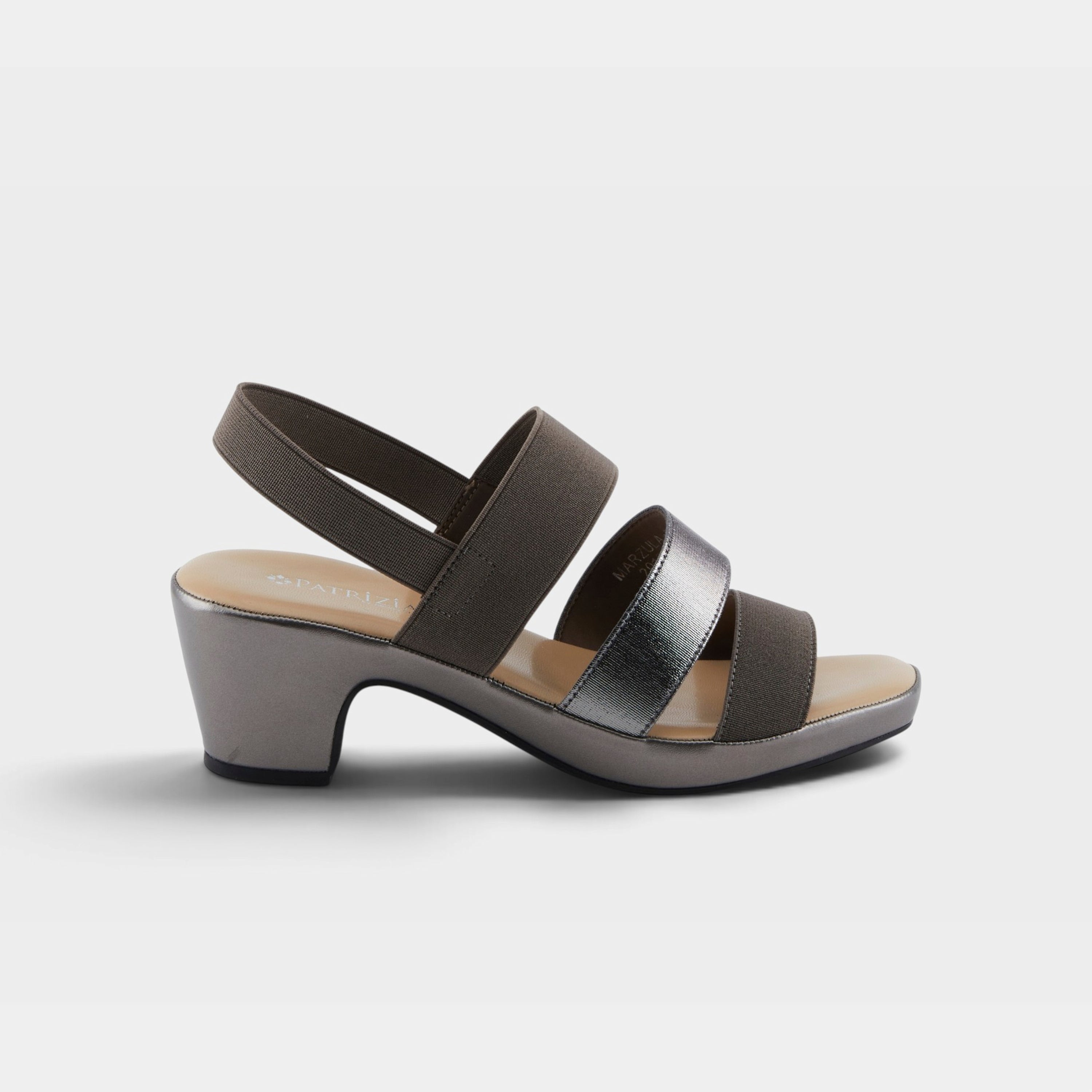 Patrizia Marzula Pewter Sandal