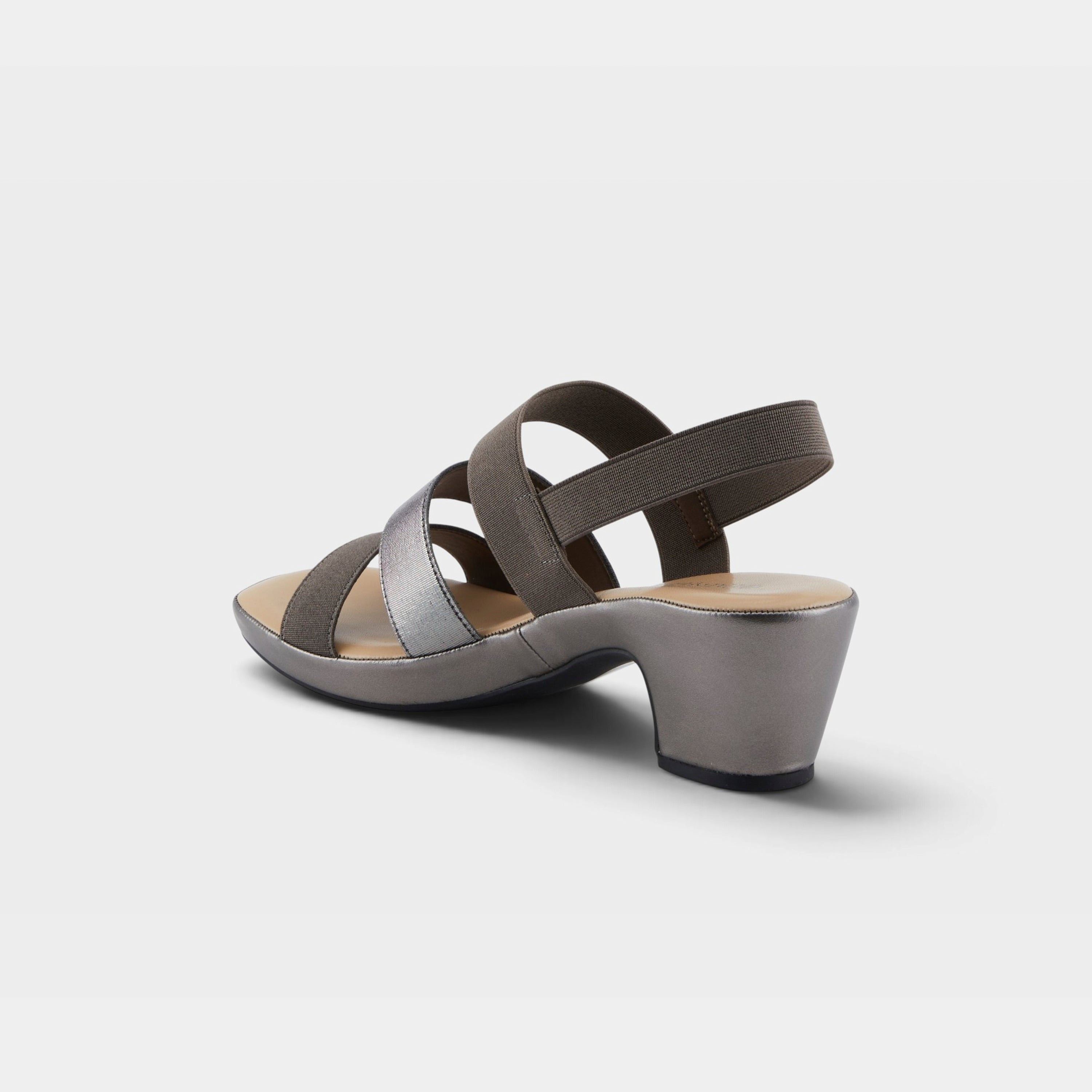 Patrizia Marzula Pewter Sandal