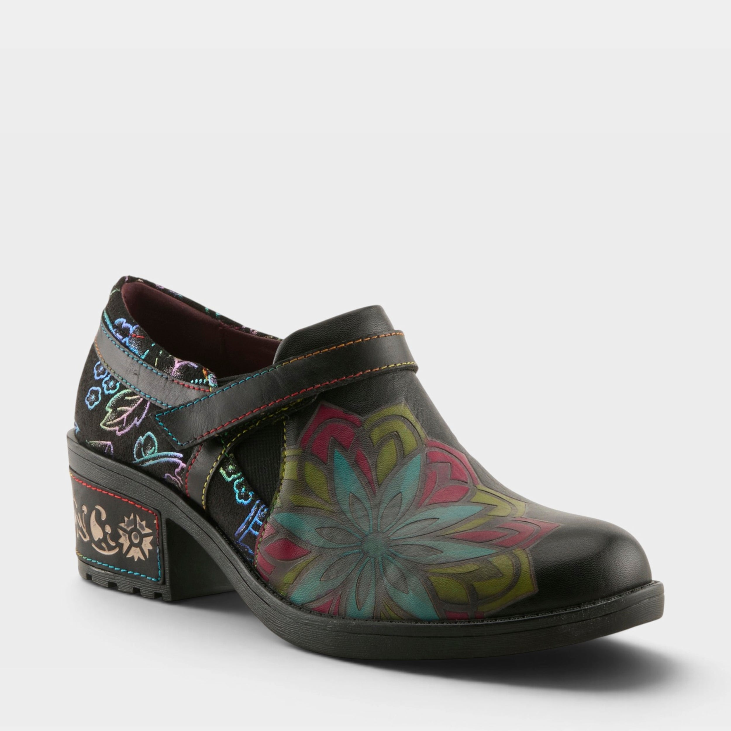 Women's L'Artiste Mastella Floral Heel Shoes - Spring Step Shoes