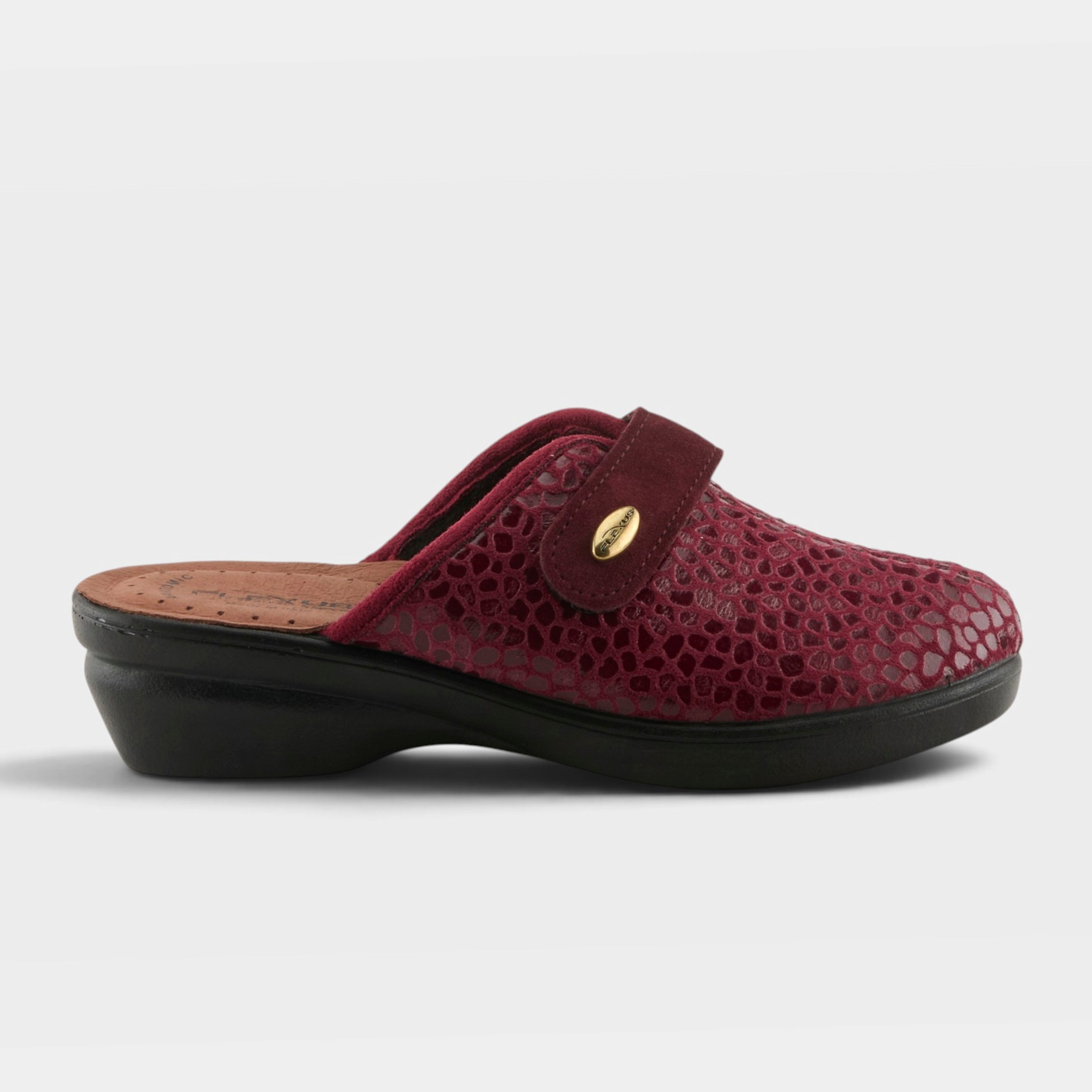 Flexus Merula Bordeaux Multi Clog