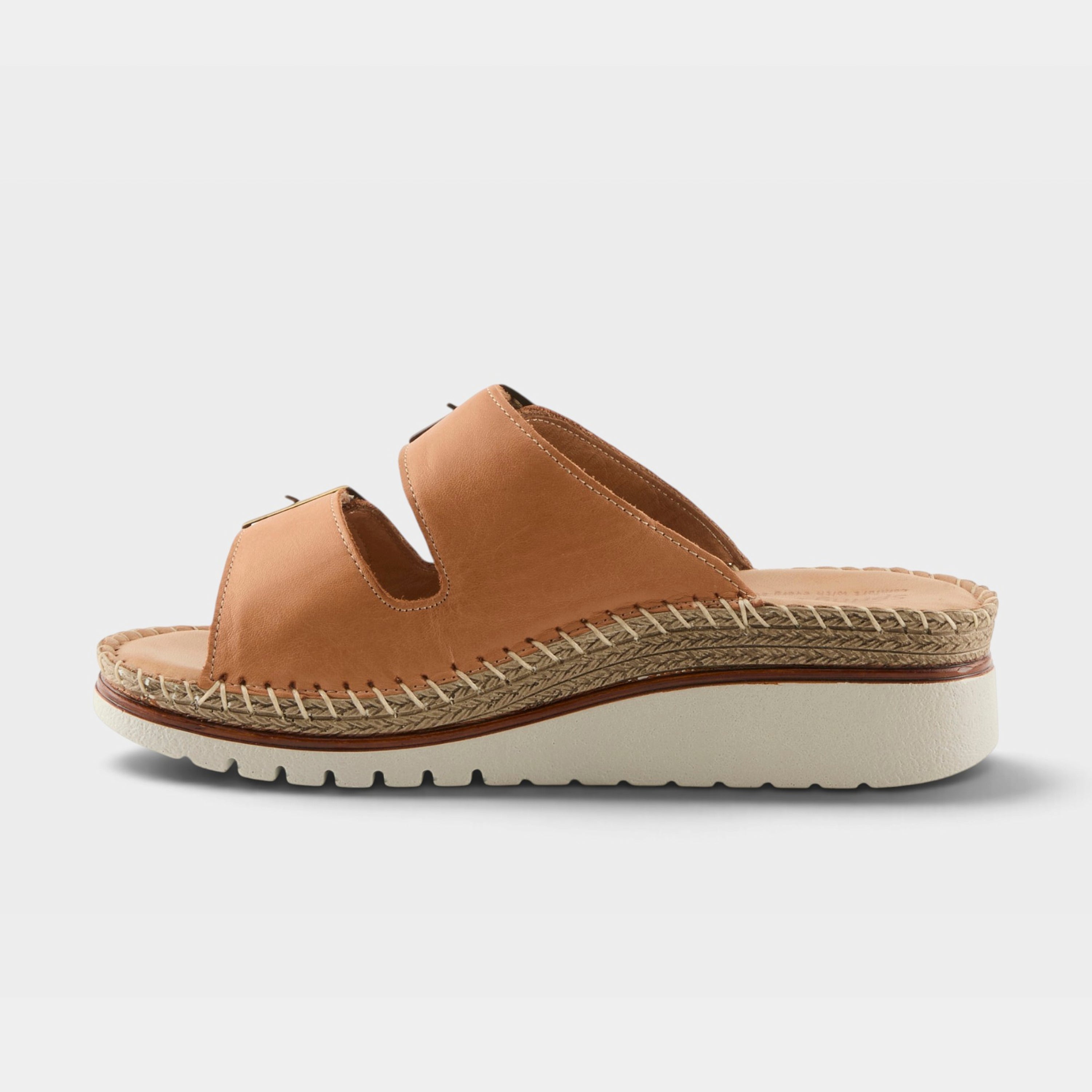 Spring Step Minisia Camel Wedge Sandal