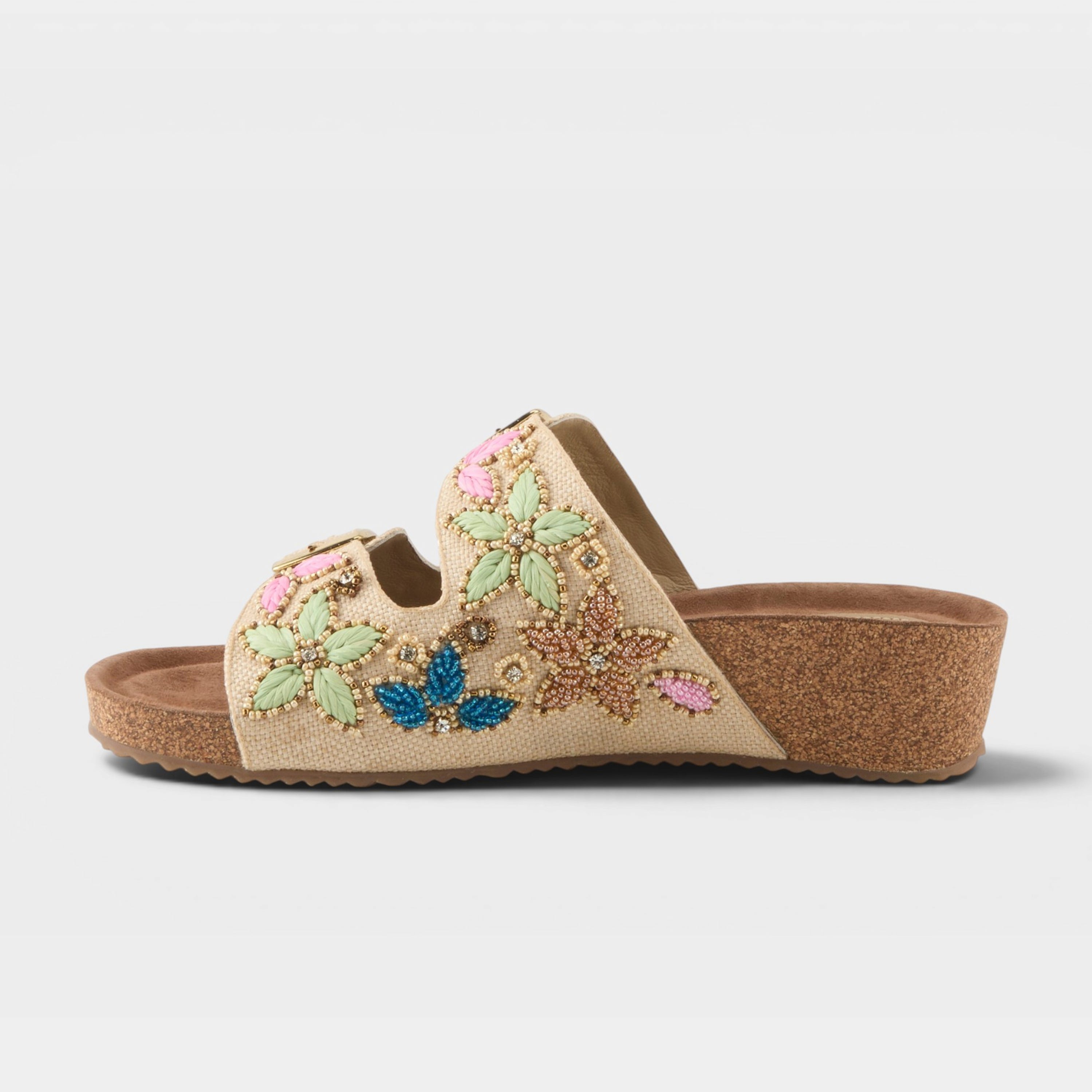 Azura Miraflores Beige Multi Sandal