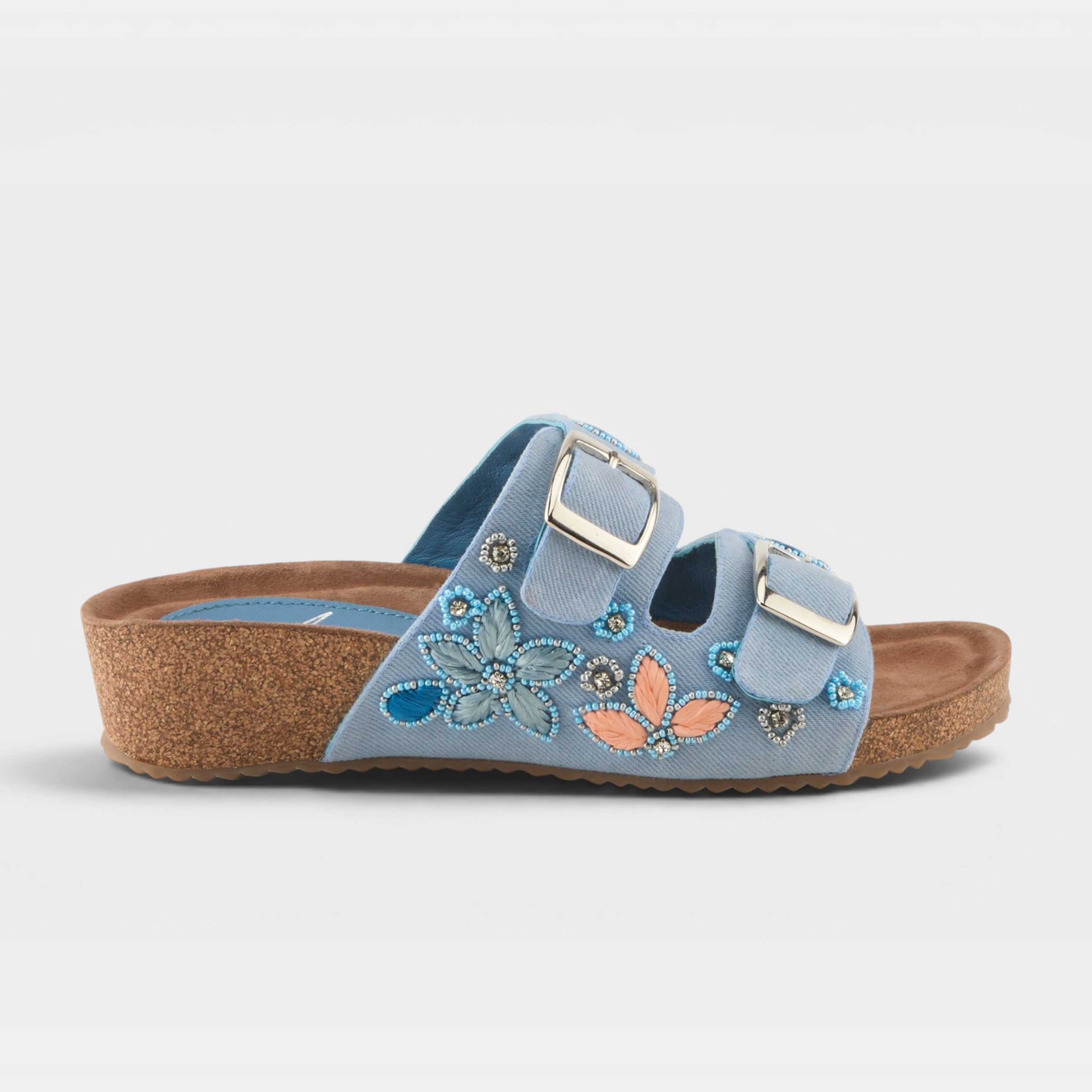Azura Miraflores Blue Multi Sandal
