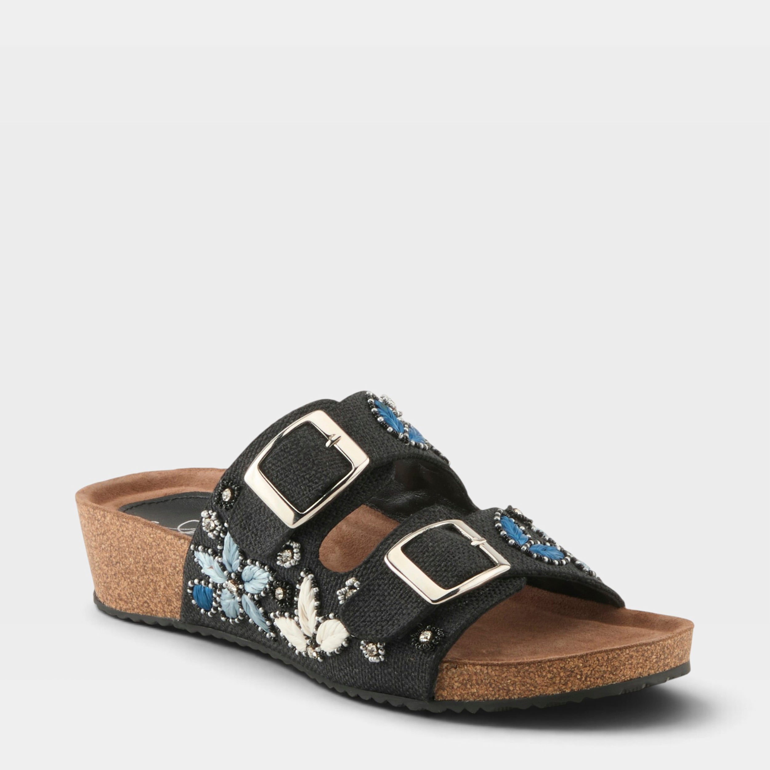 Azura Miraflores Black Multi Sandal