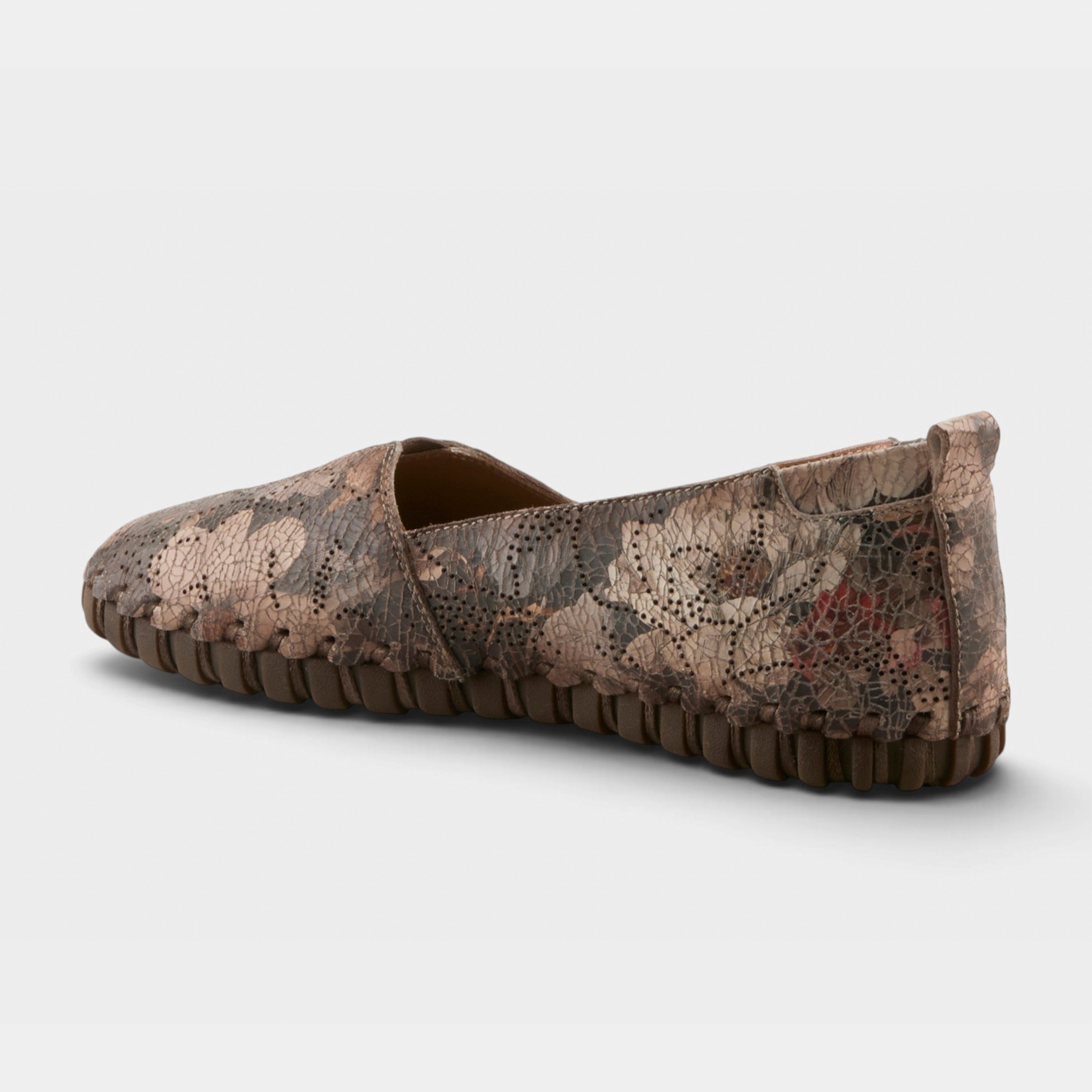 L'Artiste Modesty-Flow shoes in Brown Multi, alternate angle view
