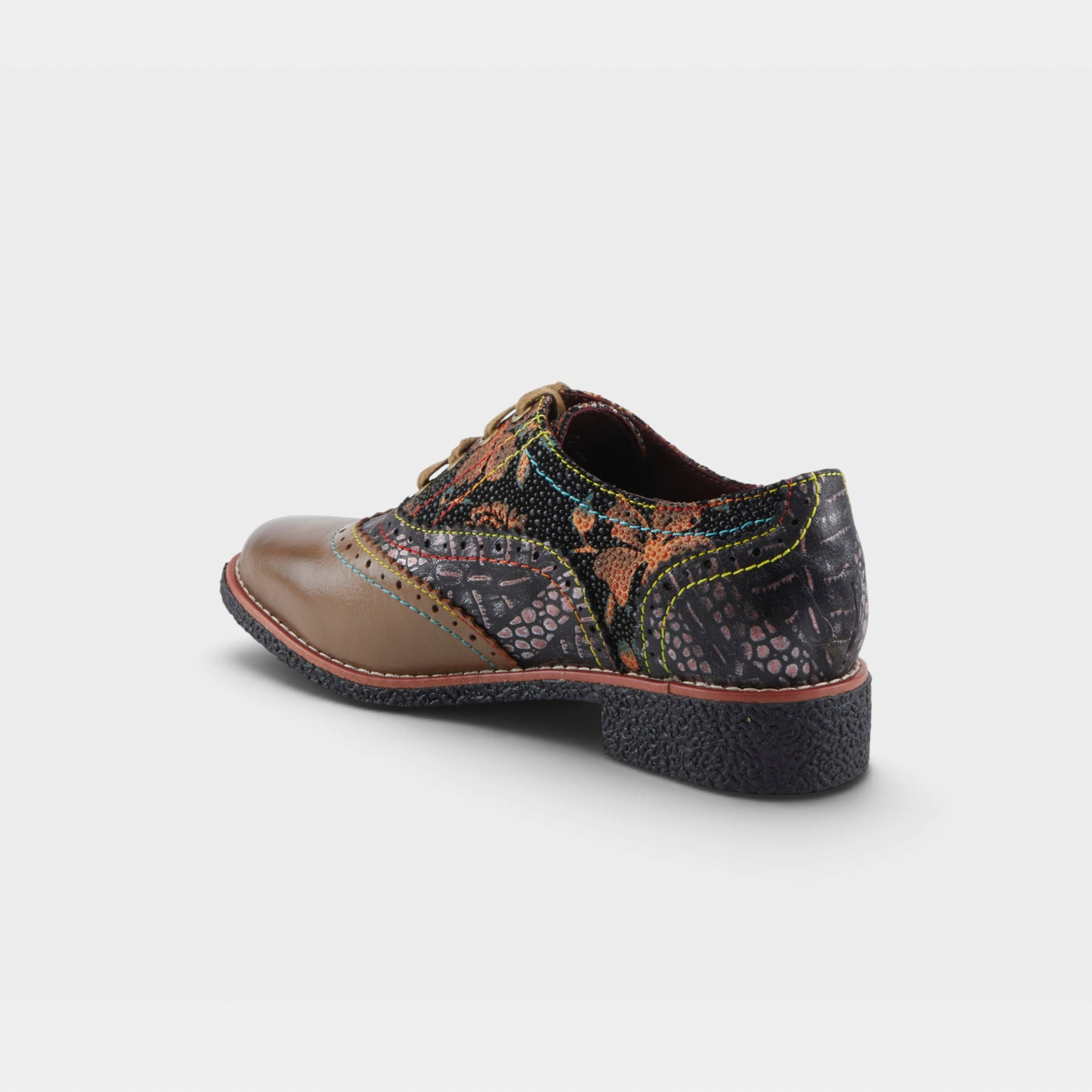 L'Artiste Muggiasti-Dot shoes in Taupe Multi, alternate angle view