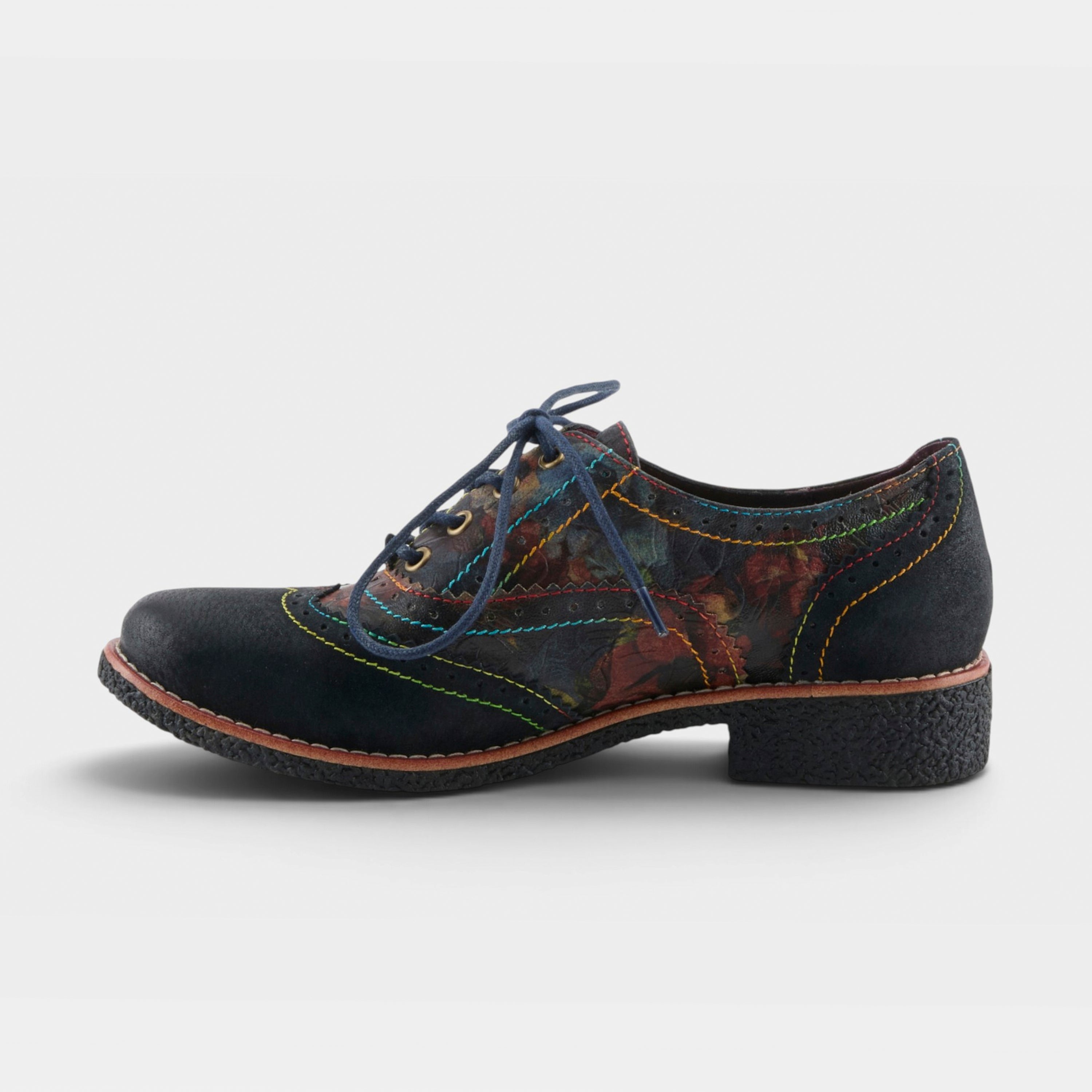L'Artiste Muggiasti-Vinty shoes in Black Multi, side view