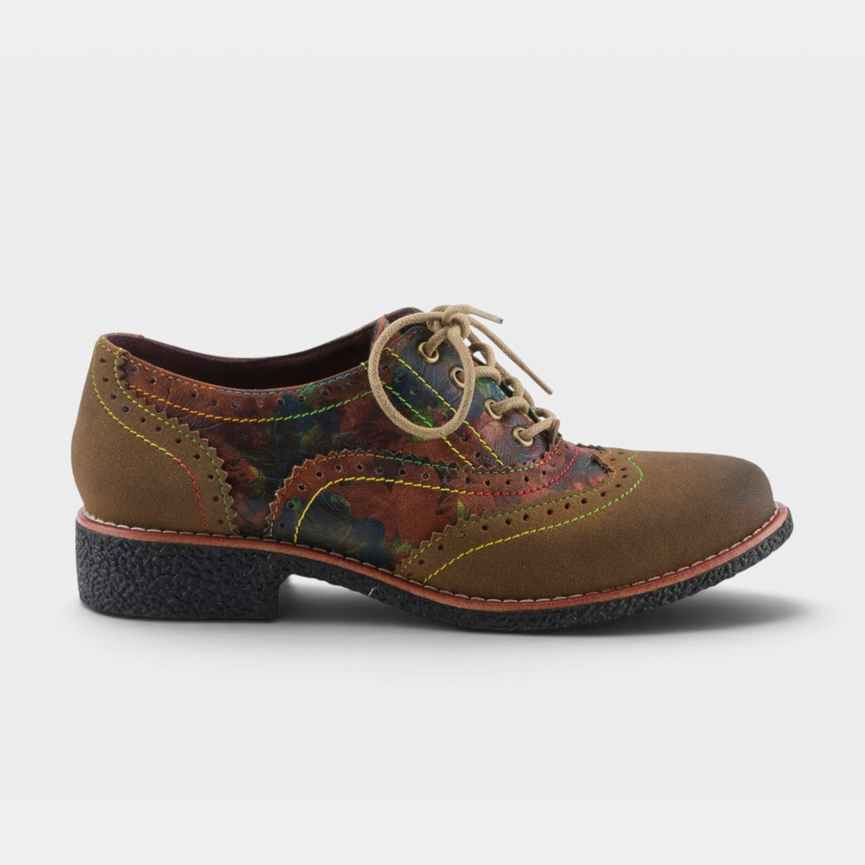 L'Artiste Muggiasti-Vinty shoes in Olive Multi, hero view