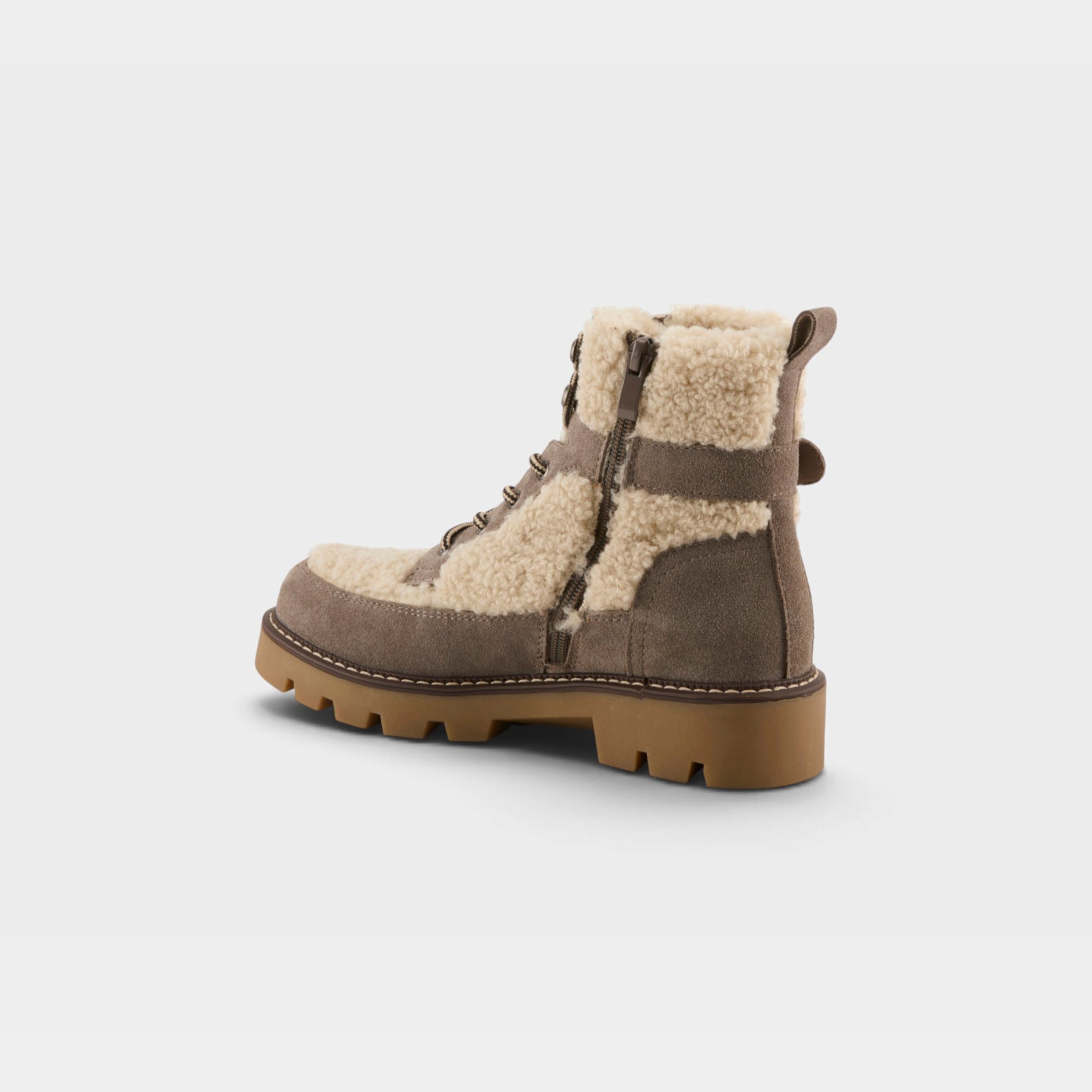 Spring Step Namiko Taupe Multi Suede Boot