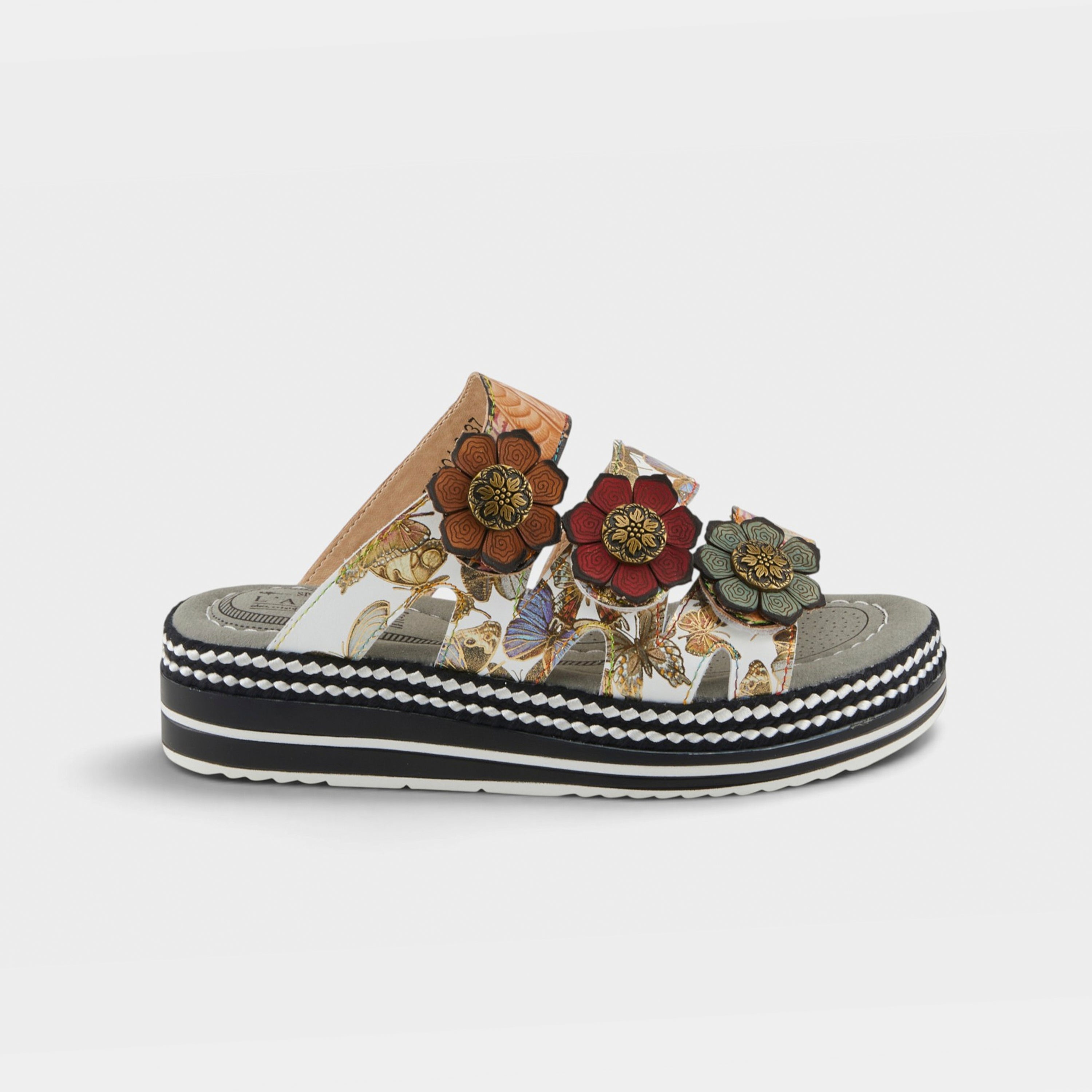 L'Artiste Naomi-Monarch sandals in Tan Multi, hero view