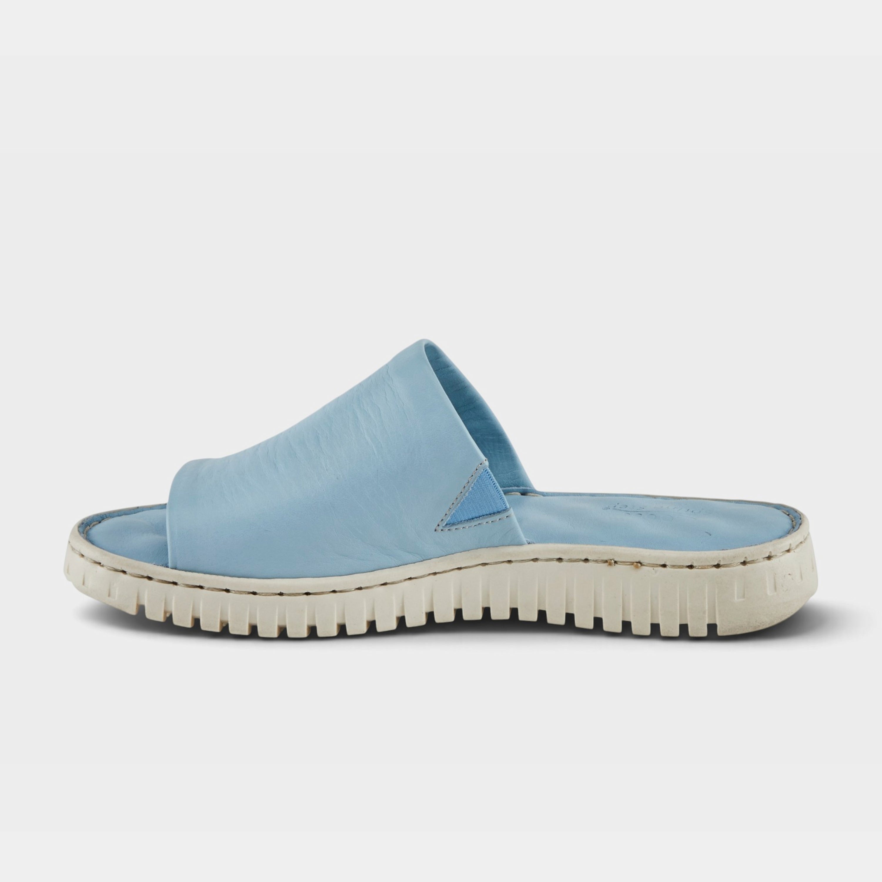 Spring Step Nappa Blue Slide Sandal
