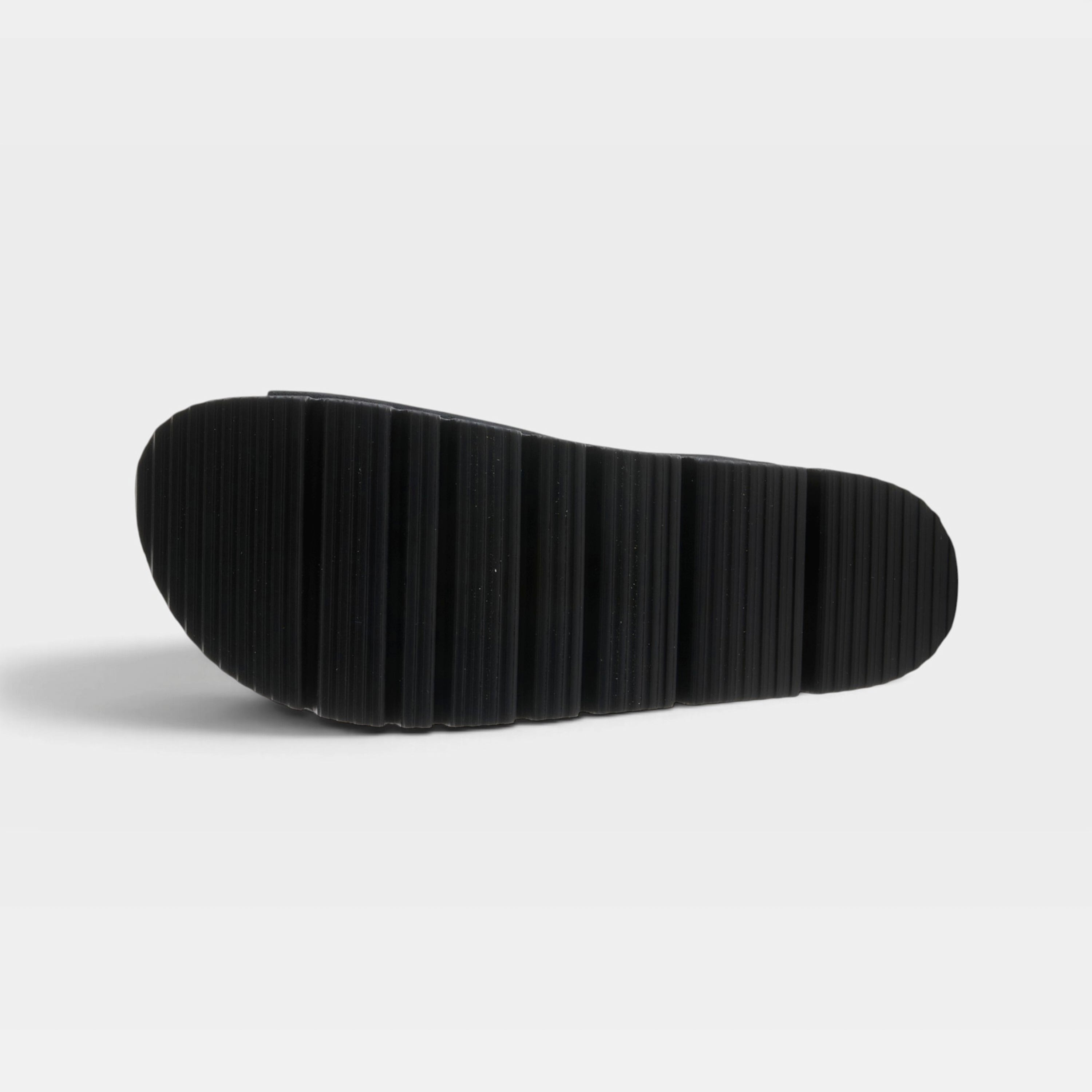 Spring Step Nesconset Black Suede Platform Sandal