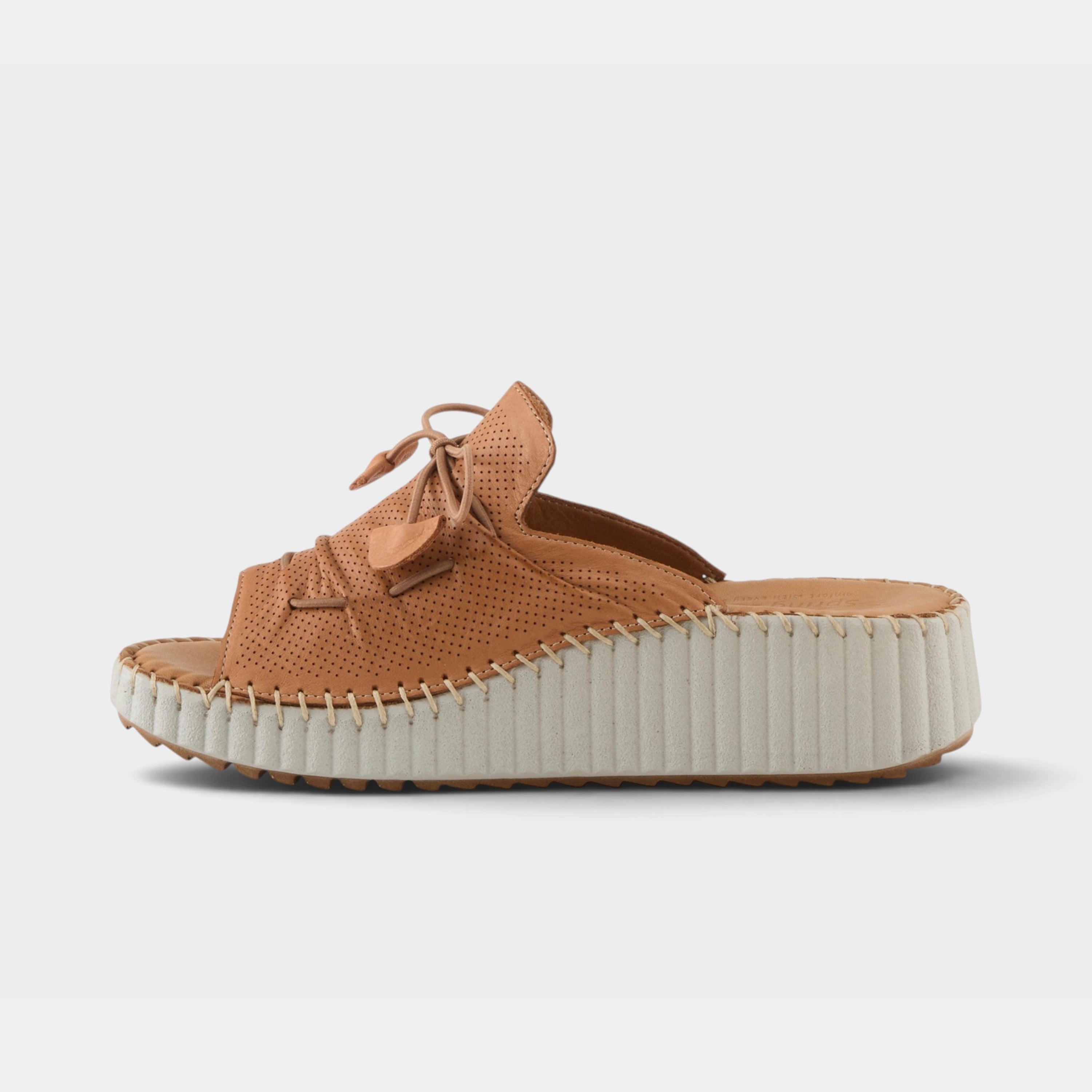 Spring Step Nevelle Camel Slide Sandal
