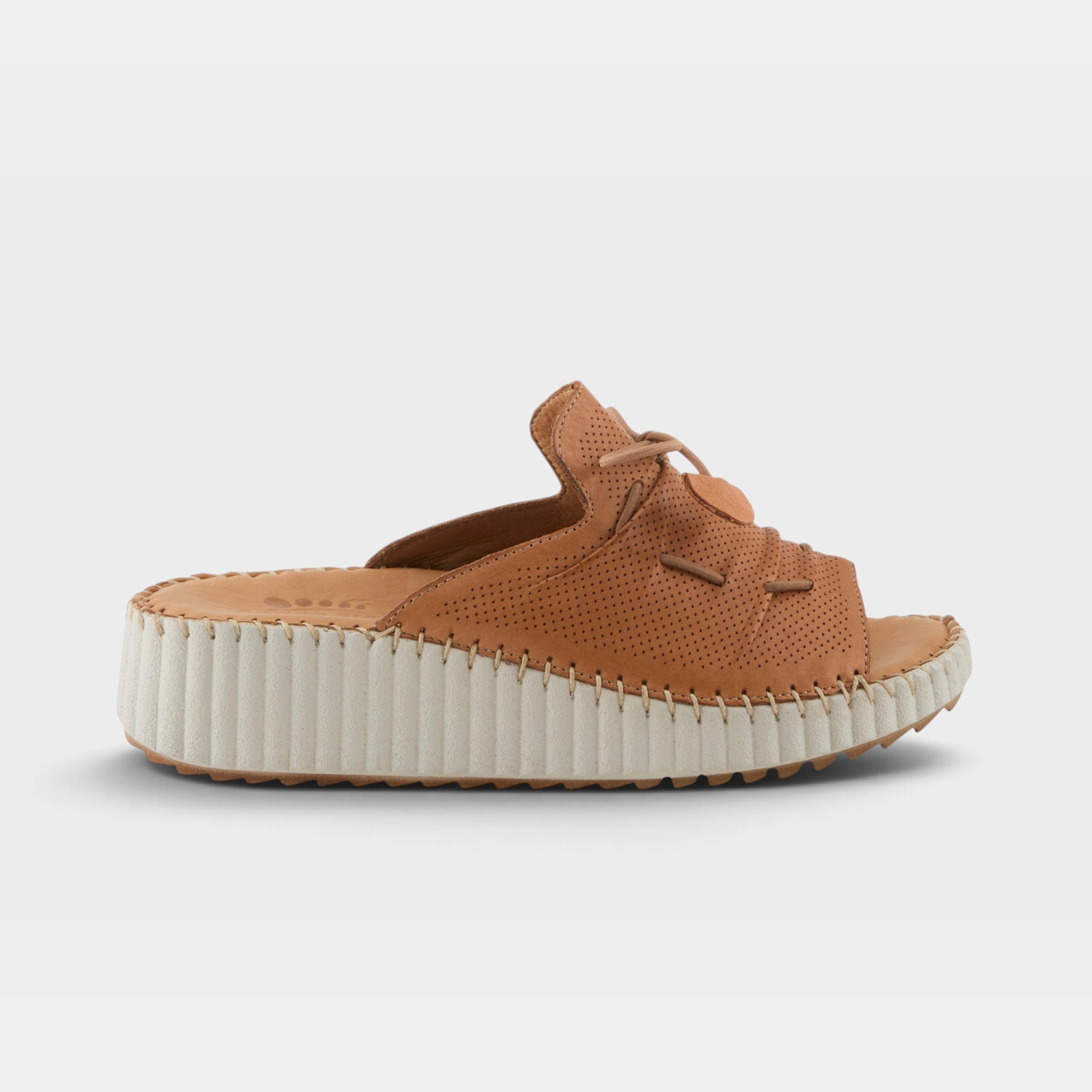 Spring Step Nevelle Camel Slide Sandal